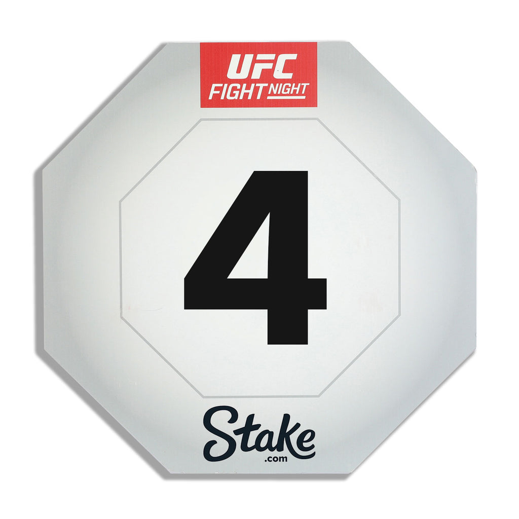 UFC Fight Night: Oliveira vs Gamrot Event Used Round Card Four