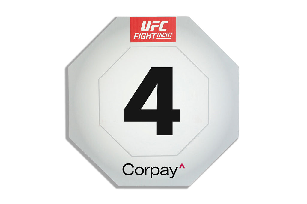 UFC Fight Night: Edwards vs Brady Event Used Round Four Card