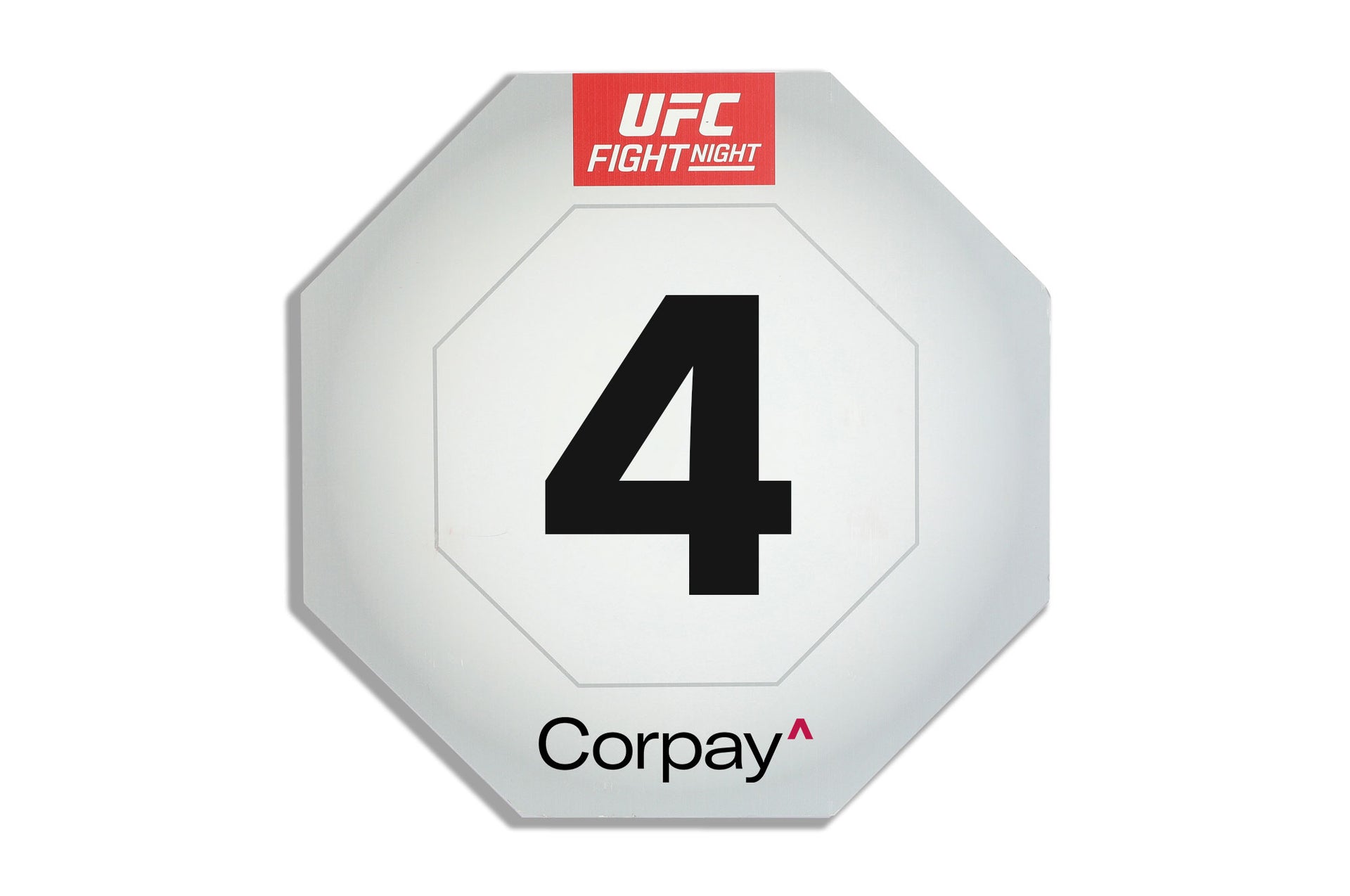 UFC Fight Night: Edwards vs Brady Event Used Round Card Four