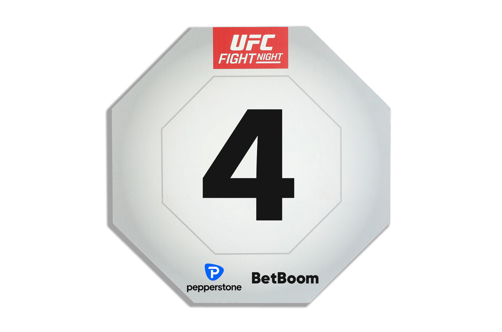 UFC Fight Night: Moreno vs Erceg Event Used Round Four Card