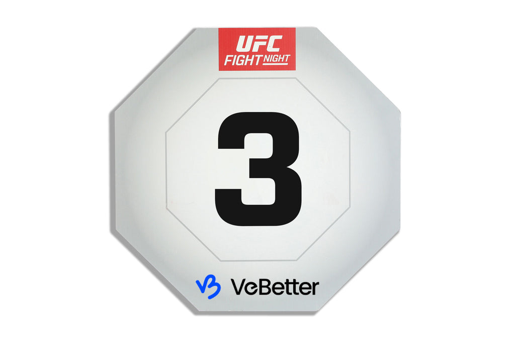 UFC Fight Night: Machado Garry vs Prates Event Used Round Three Card
