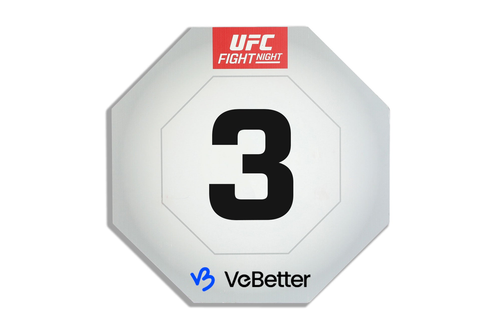 UFC Fight Night: Machado Garry vs Prates Event Used Round Three Card