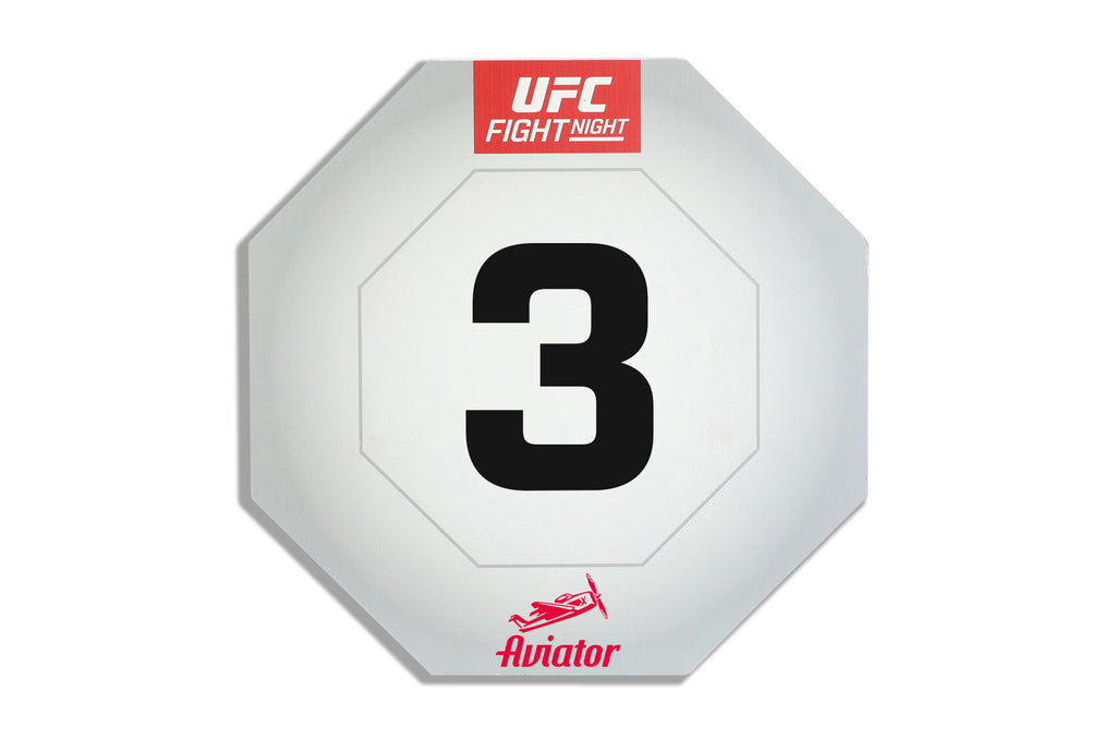 UFC Fight Night: Sandhagen vs Figueiredo Event Used Round Three Card