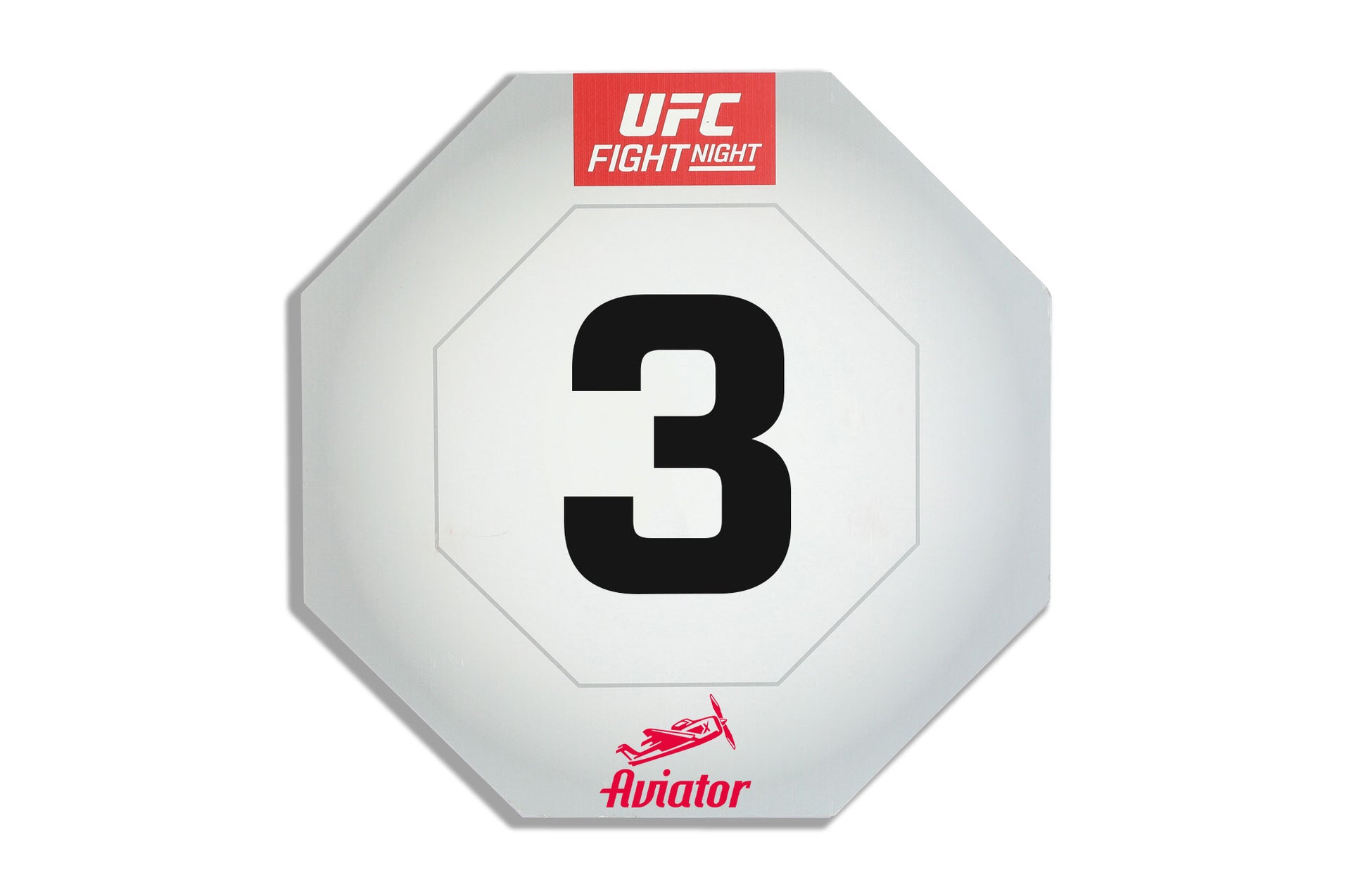 UFC Fight Night: Sandhagen vs Figueiredo Event Used Round Card Three