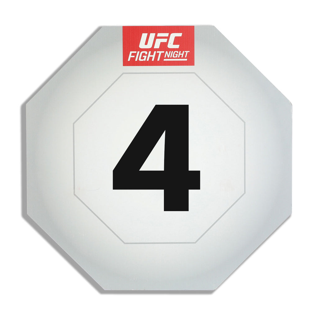 UFC Fight Night: Lewis vs Teixeira Event Used Round Four Card