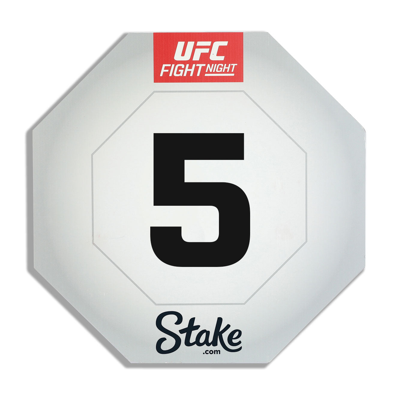 UFC Fight Night: Oliveira vs Gamrot Event Used Round Card Five