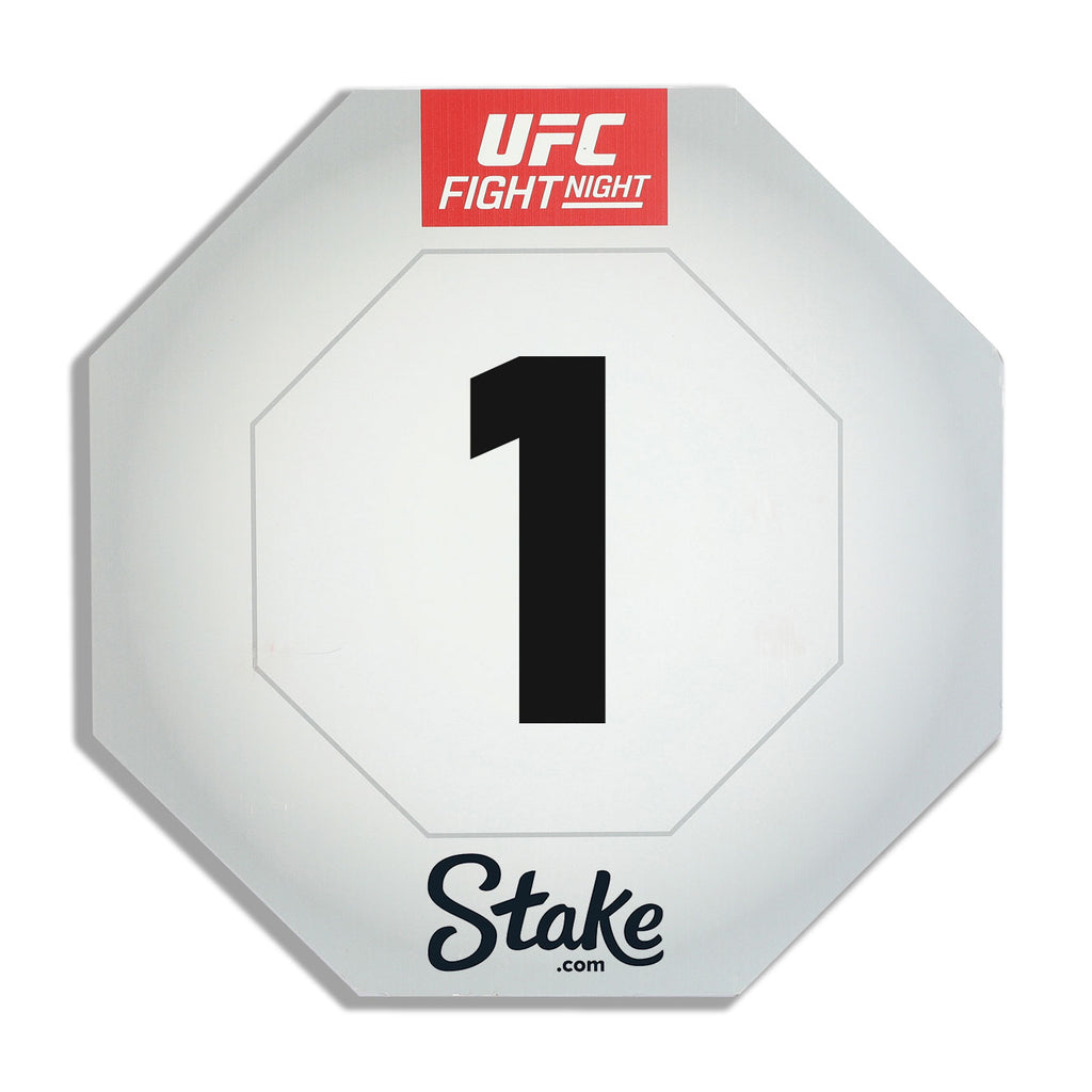 UFC Fight Night: Oliveira vs Gamrot Event Used Round Card One