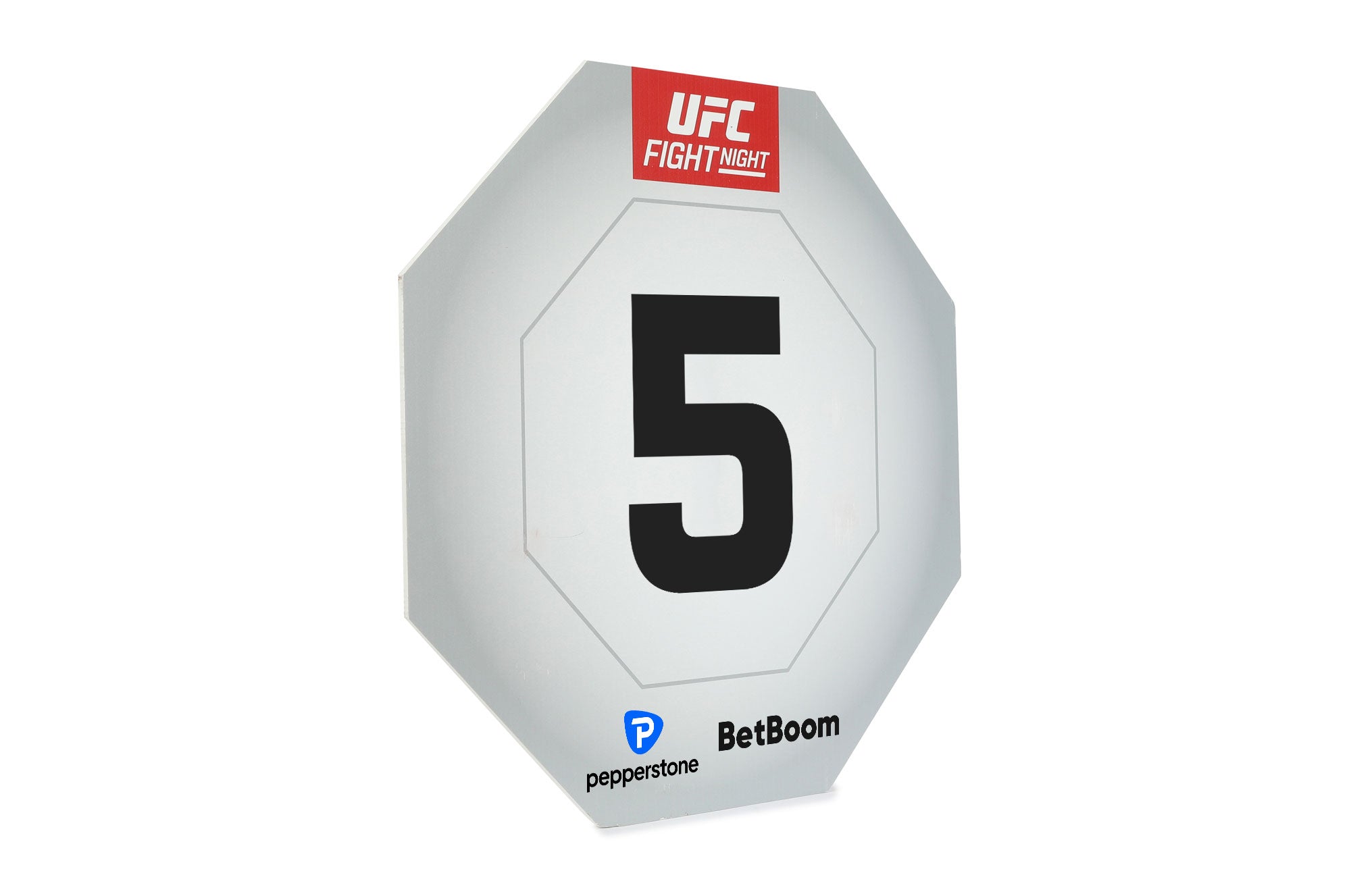 UFC Fight Night: Moreno vs Erceg Event Used Round Five Card