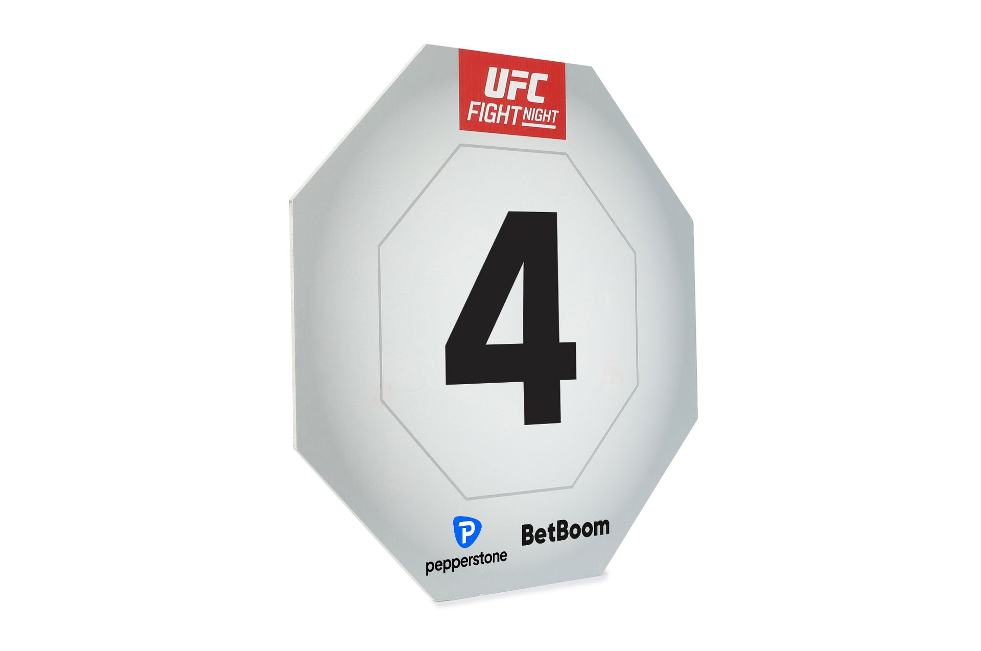 UFC Fight Night: Moreno vs Erceg Event Used Round Four Card
