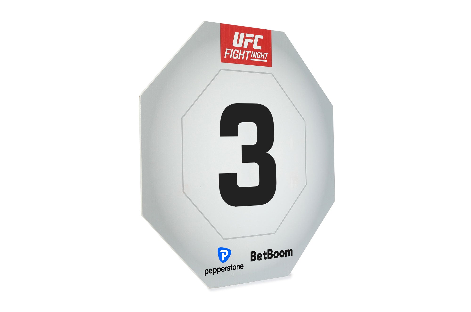 UFC Fight Night: Moreno vs Erceg Event Used Round Three Card