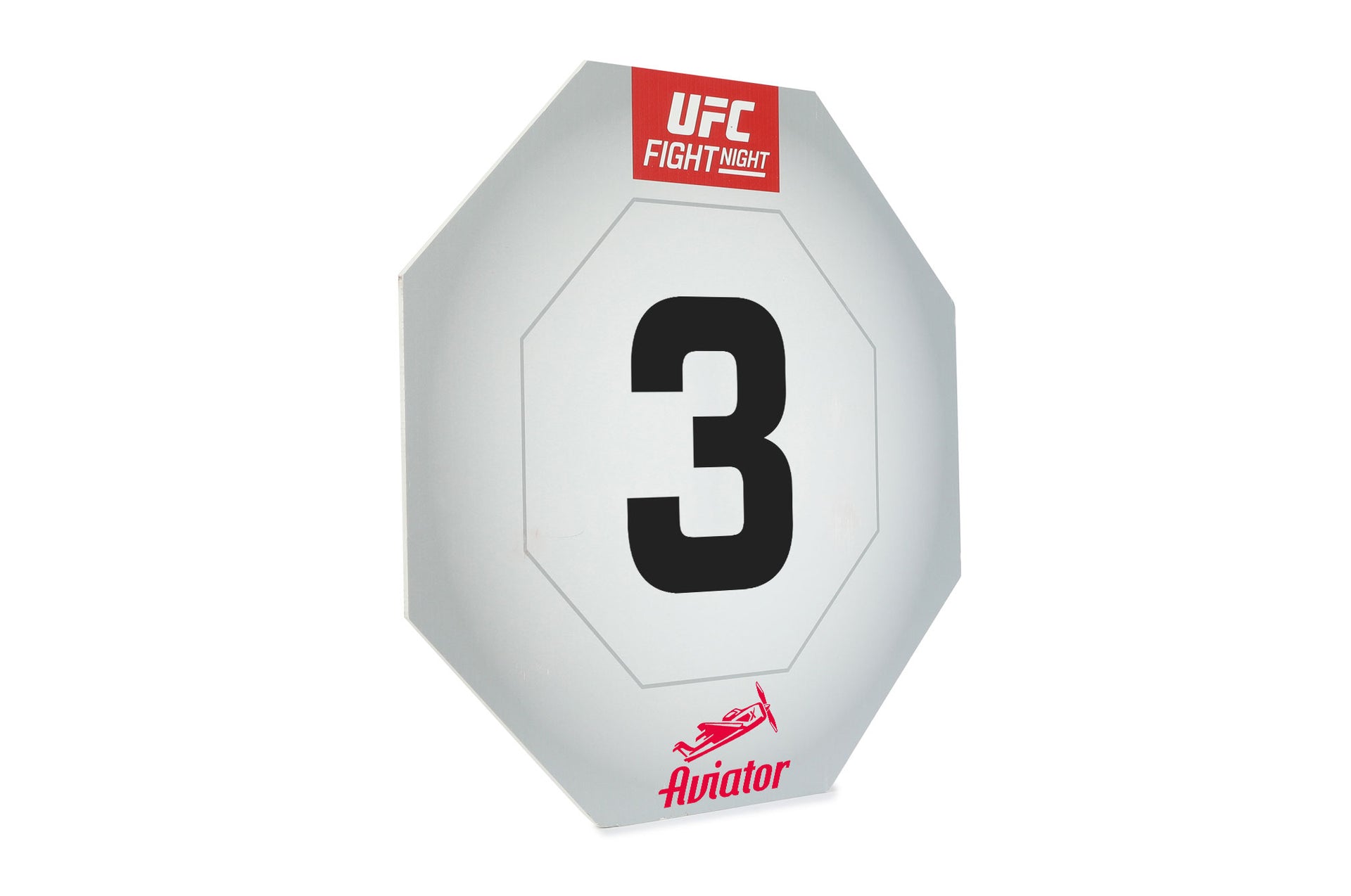 UFC Fight Night: Sandhagen vs Figueiredo Event Used Round Card Three