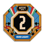 Noche UFC: Lopes vs Silva Event Used Round Card Two