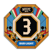 Noche UFC: Lopes vs Silva Event Used Round Card Three