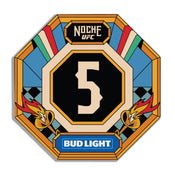 Noche UFC: Lopes vs Silva Event Used Round Card Five