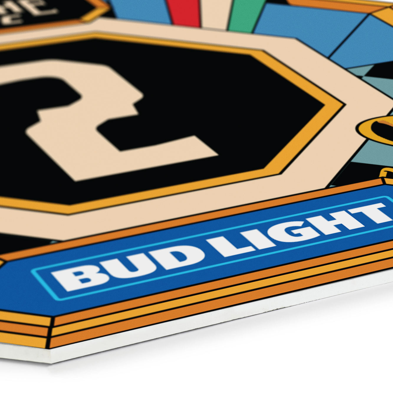 Noche UFC: Lopes vs Silva Event Used Round Card Two