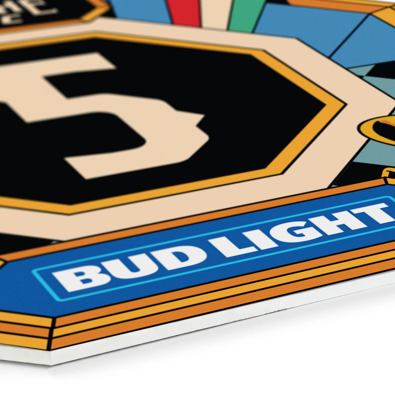 Noche UFC: Lopes vs Silva Event Used Round Card Five