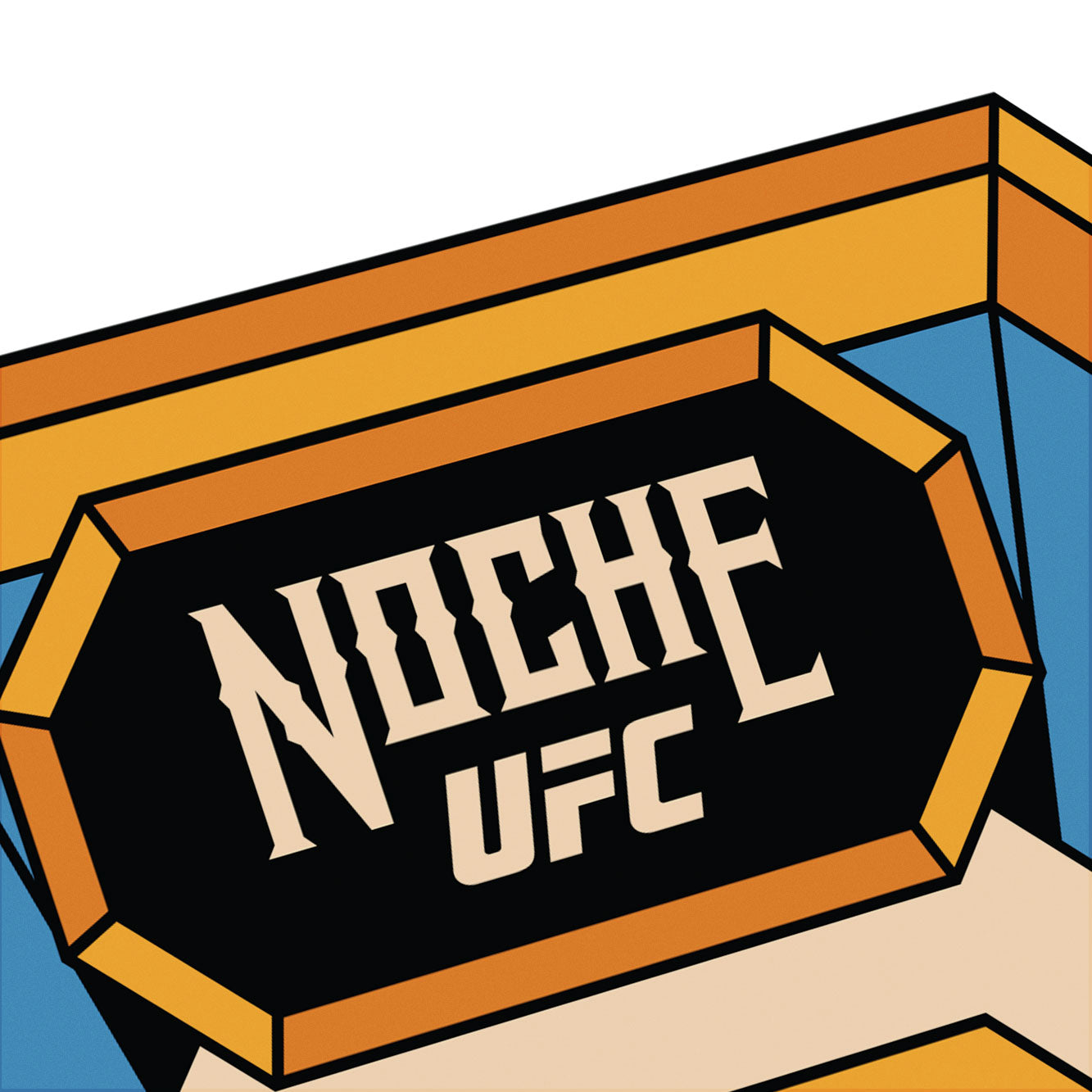 Noche UFC: Lopes vs Silva Event Used Round Card Two