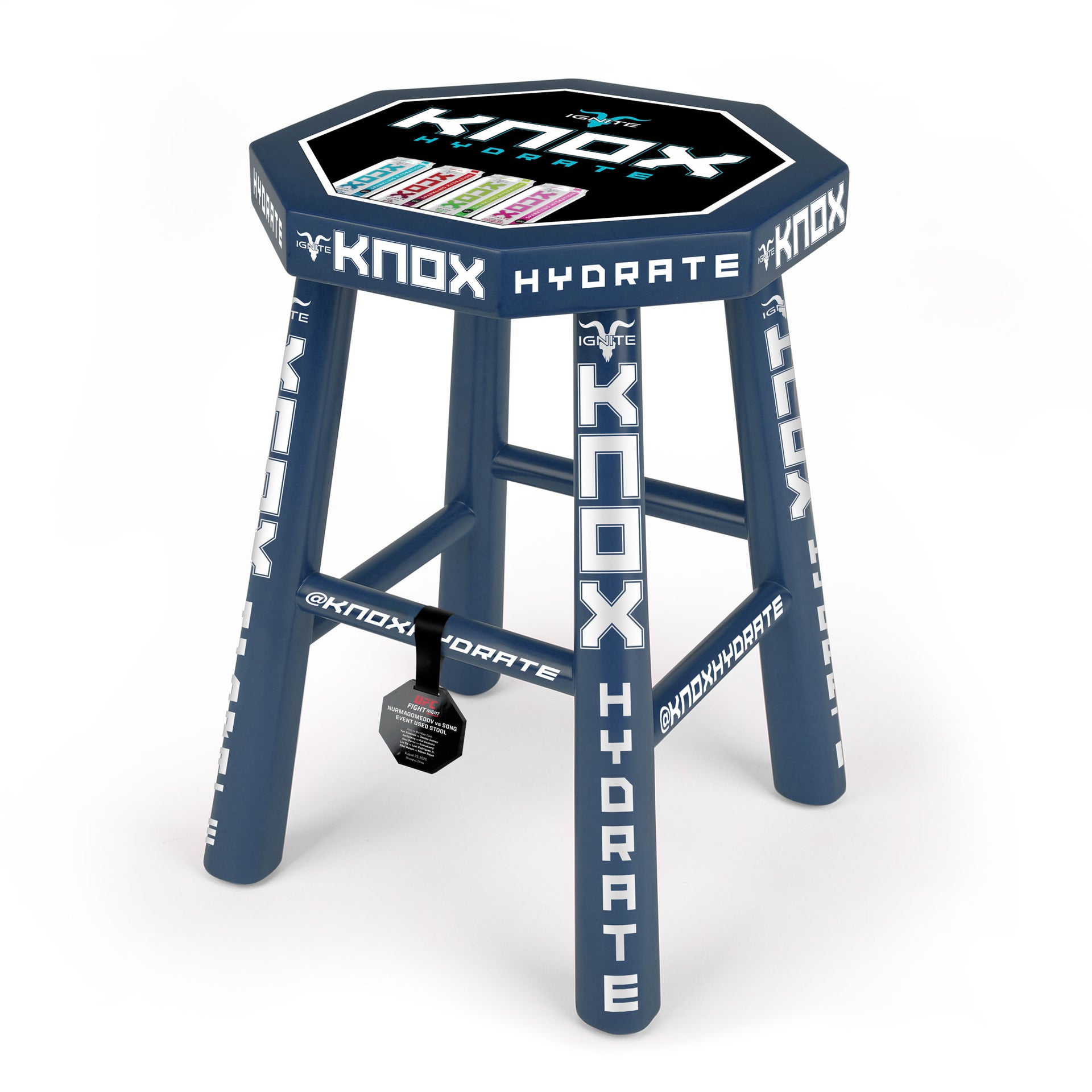 UFC Fight Night: Nurmagomedov vs Song Event Used Blue Corner Stool