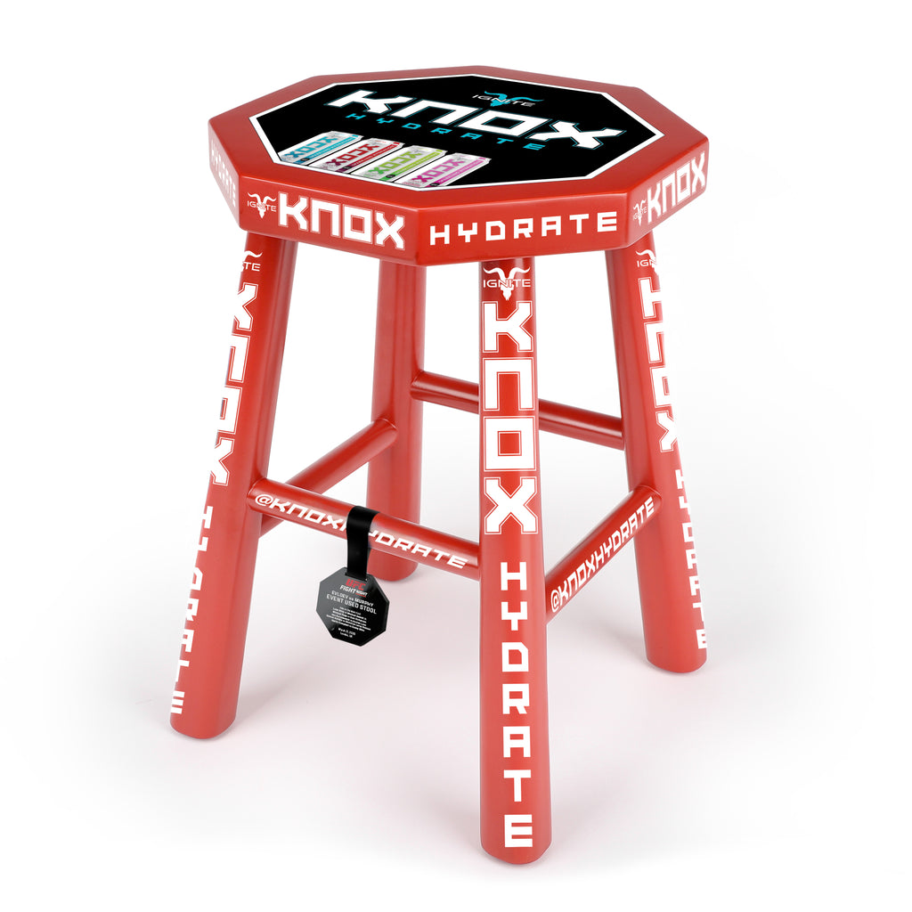 UFC Fight Night: Evloev vs Murphy Event Used Red Corner Stool