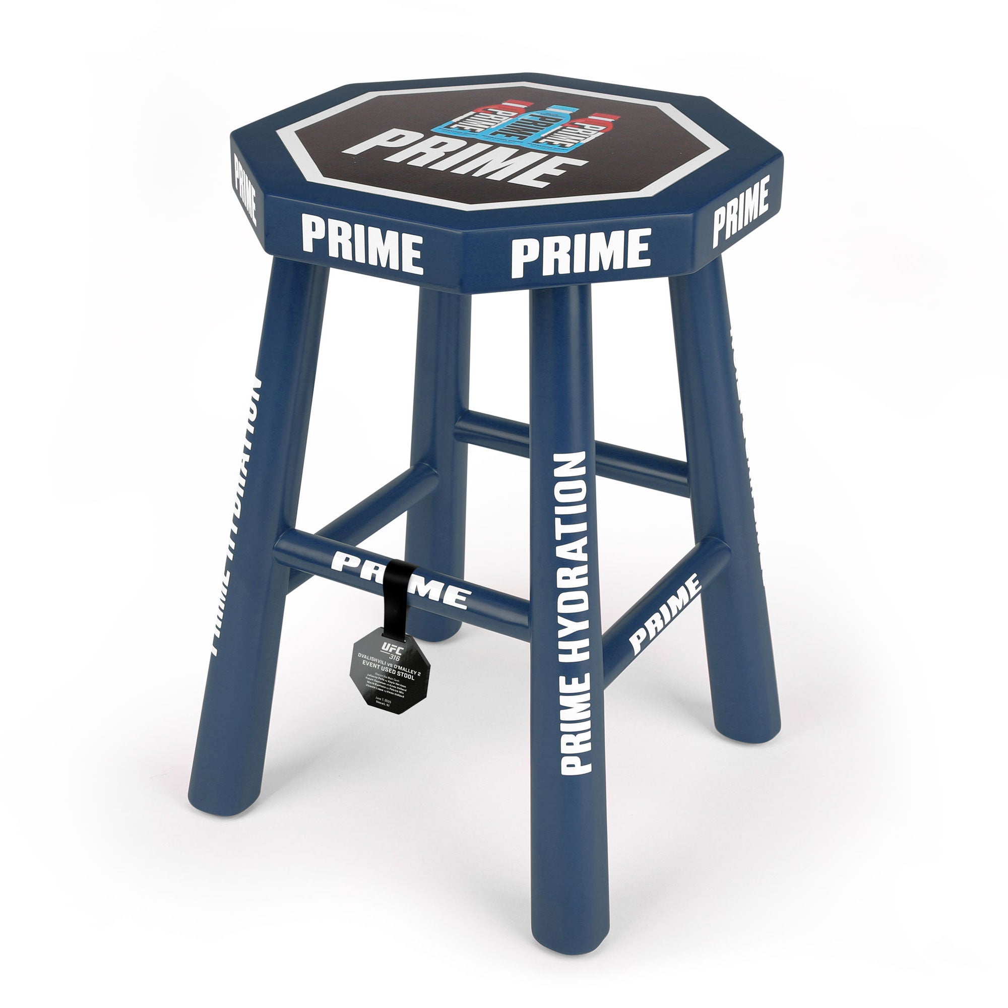 UFC 316: Dvalishvili vs O’Malley 2 Event Used Blue Corner Stool