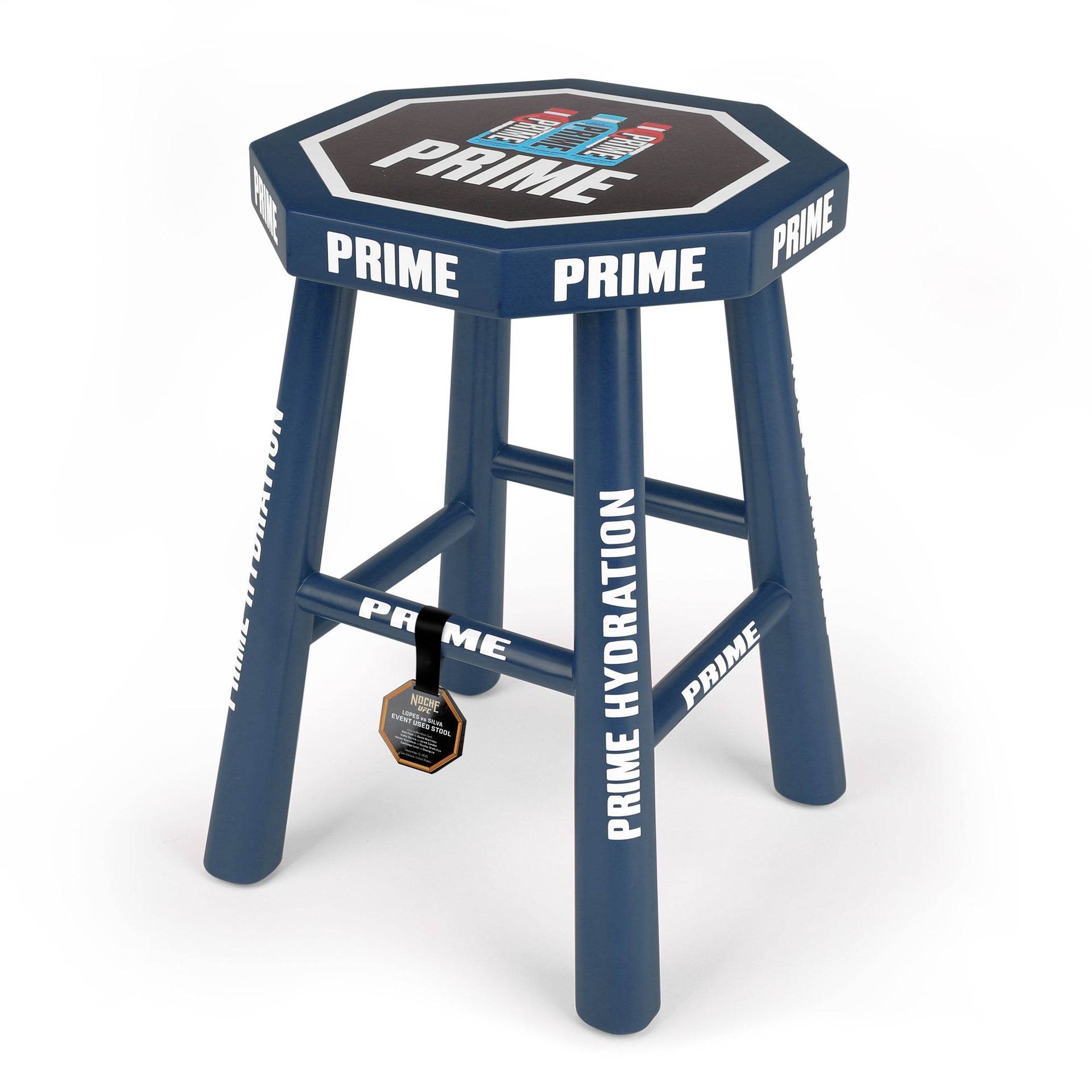 Noche UFC: Lopes vs Silva Event Used Blue Corner Stool
