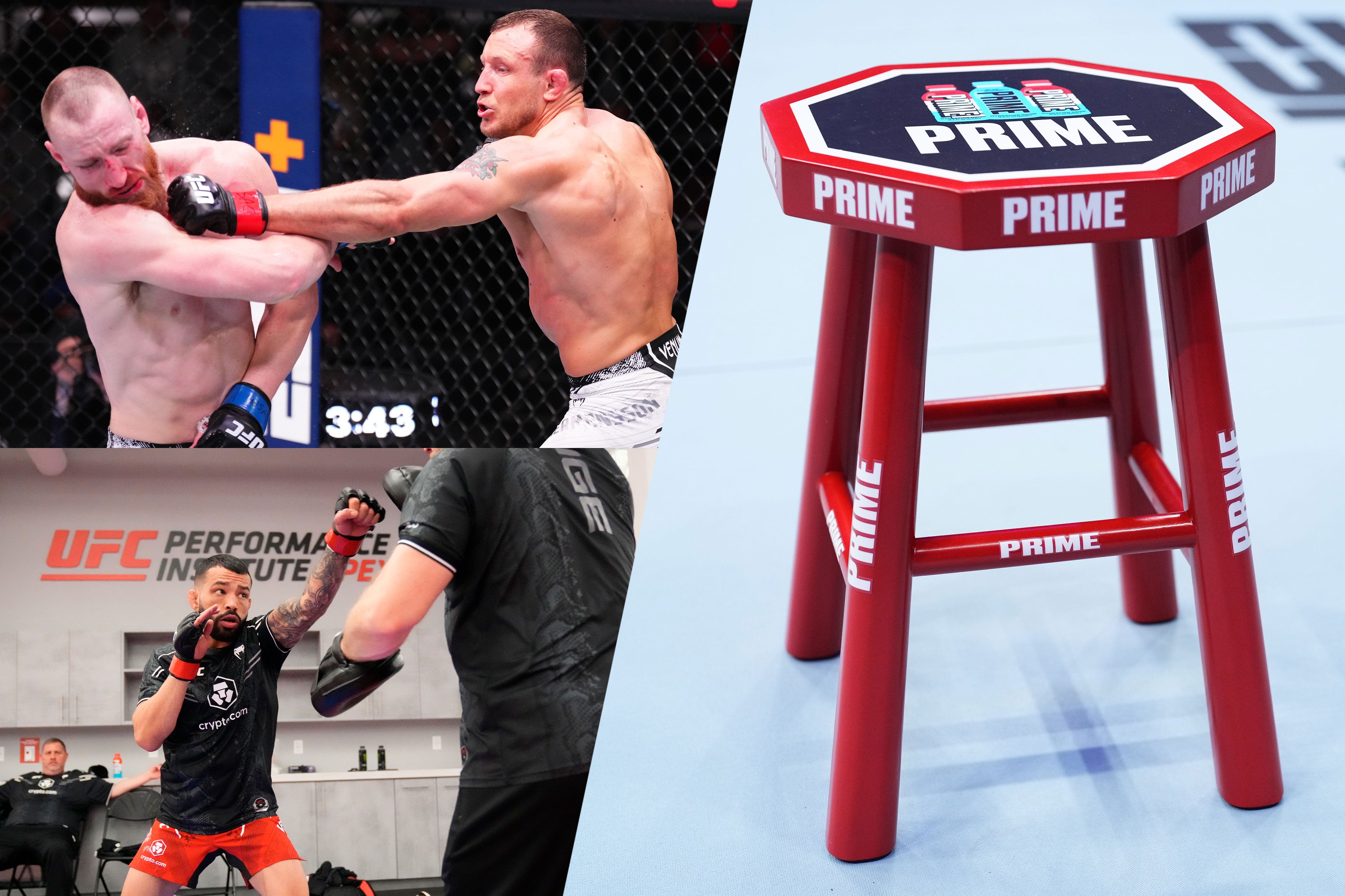 UFC Fight Night: Hermansson vs Pyfer Event Used Red Corner Stool