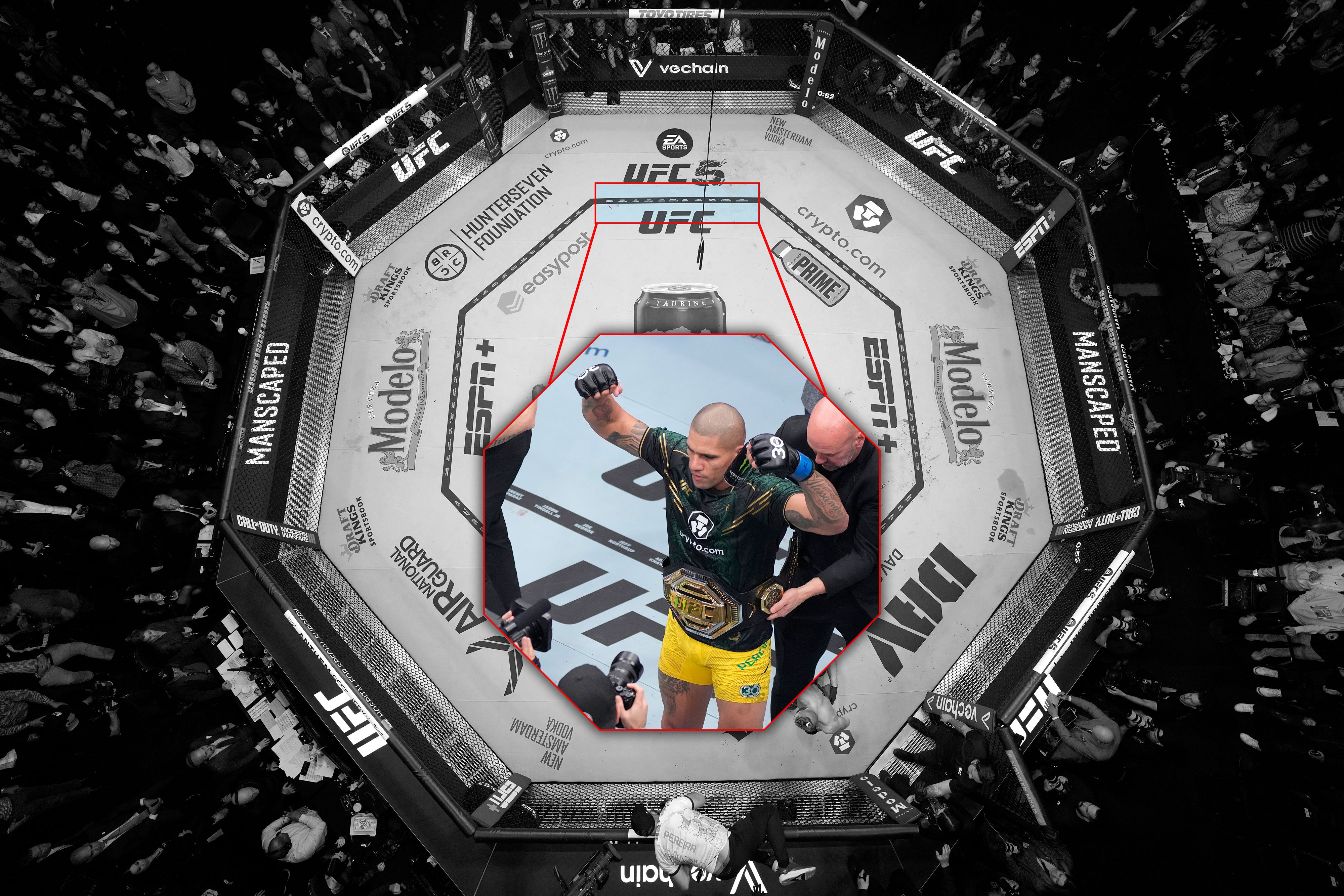 UFC 303: McGregor vs. Chandler Name on Canvas - Spotlight Space