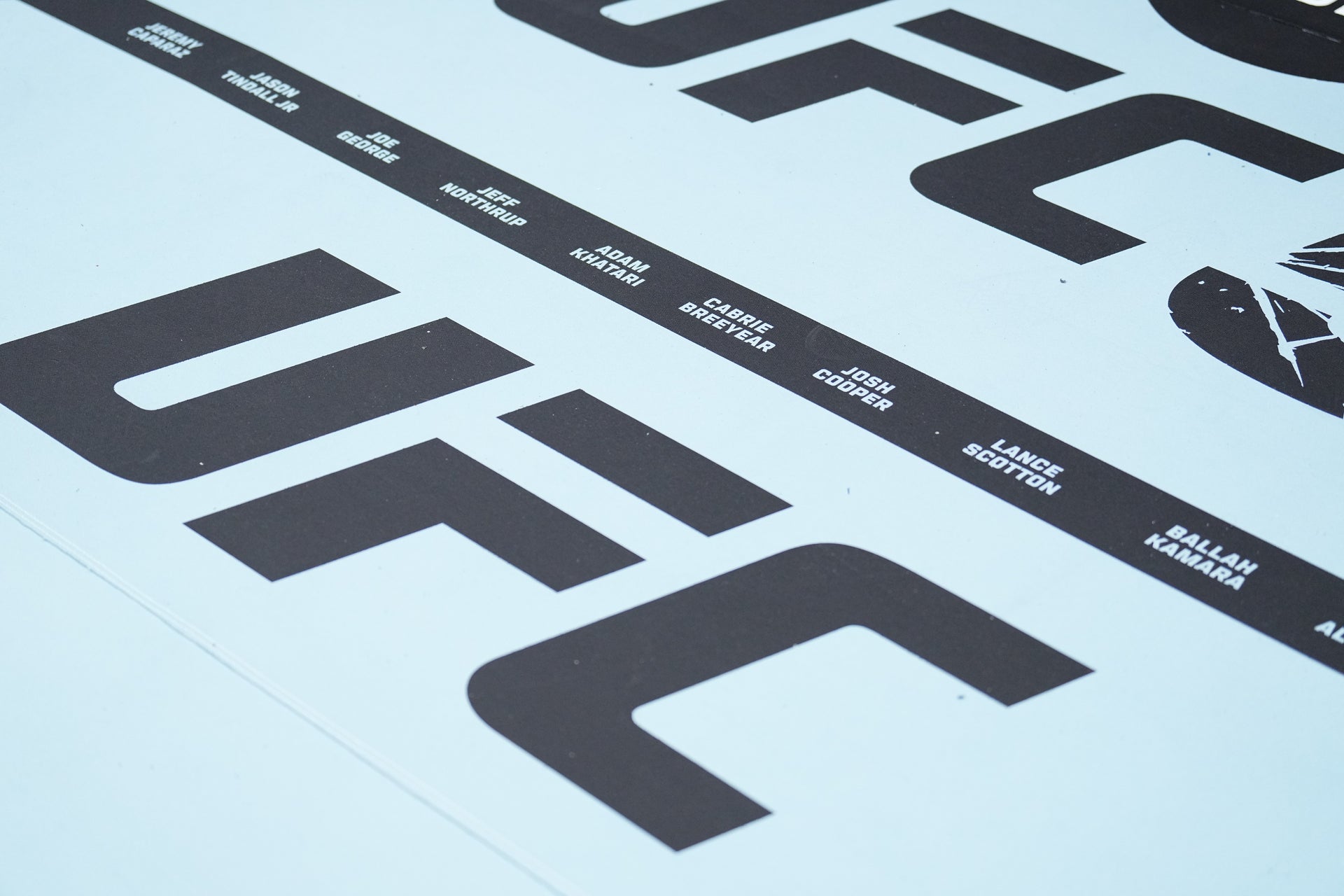 SOLD OUT: UFC 318: Holloway vs Poirier 3 Name on Canvas