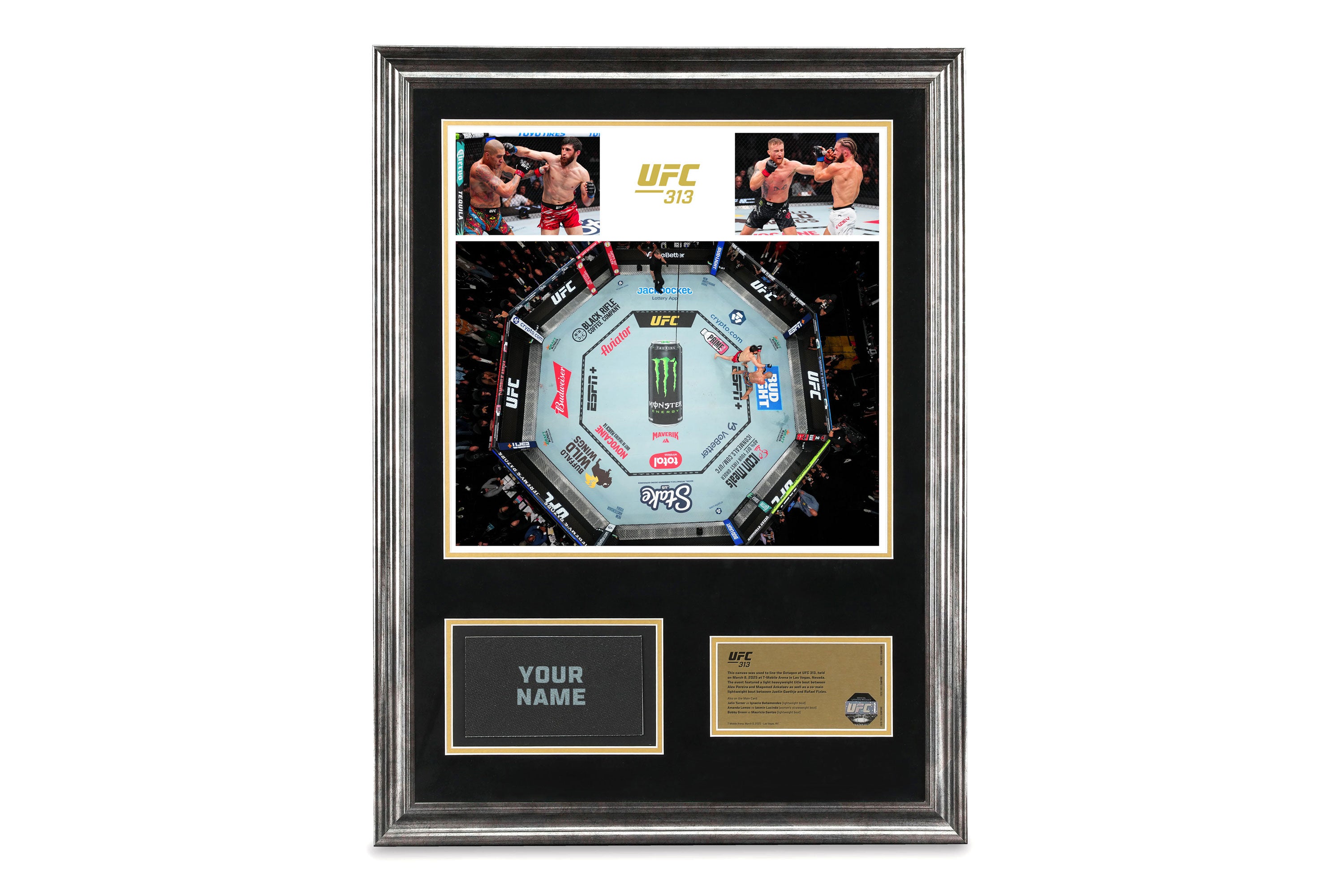 SOLD OUT: UFC 313: Pereira vs Ankalaev Name on Canvas