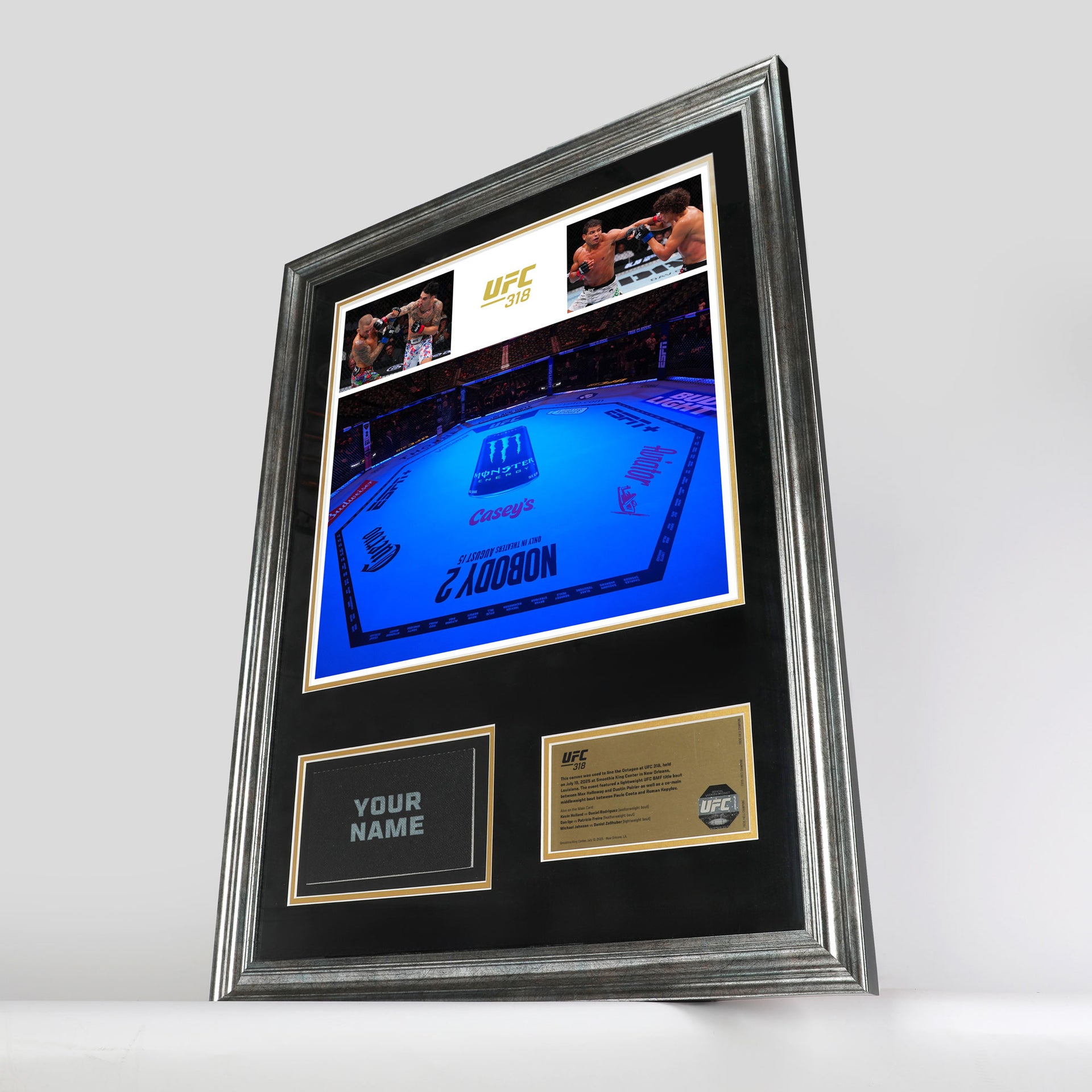 SOLD OUT: UFC 318: Holloway vs Poirier 3 Name on Canvas