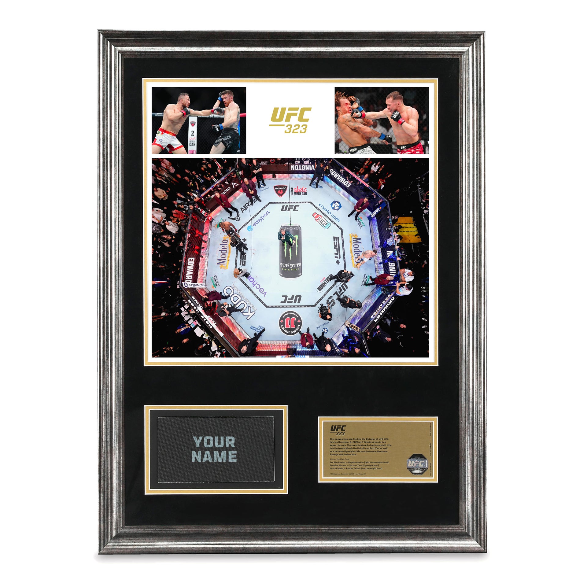 UFC 323: Dvalishvili vs Yan 2 Name on Canvas
