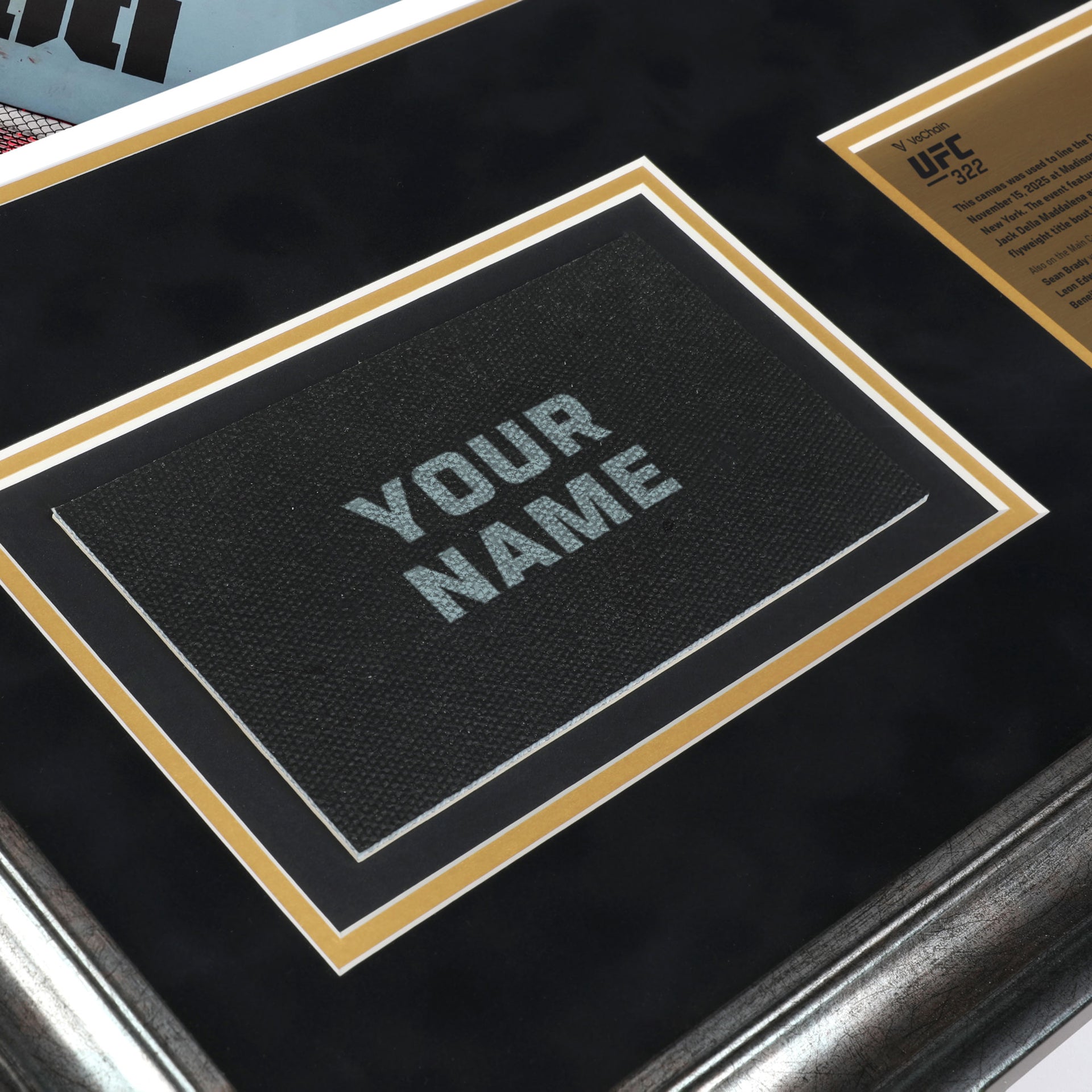 SOLD OUT: VeChain UFC 322: Della Maddalena vs Makhachev Name on Canvas