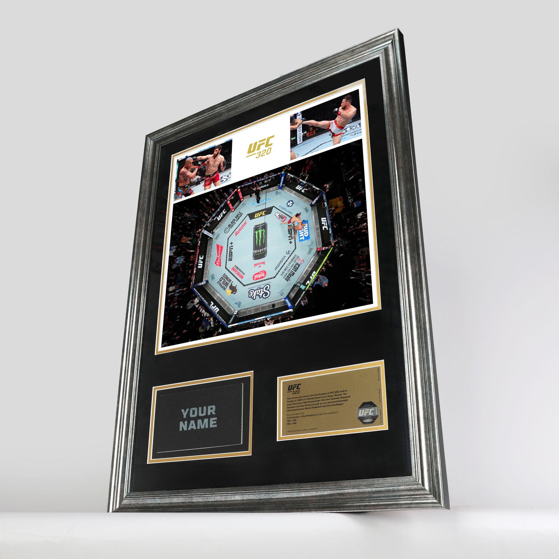 SOLD OUT: UFC 320: Ankalaev vs Pereira 2 Name on Canvas