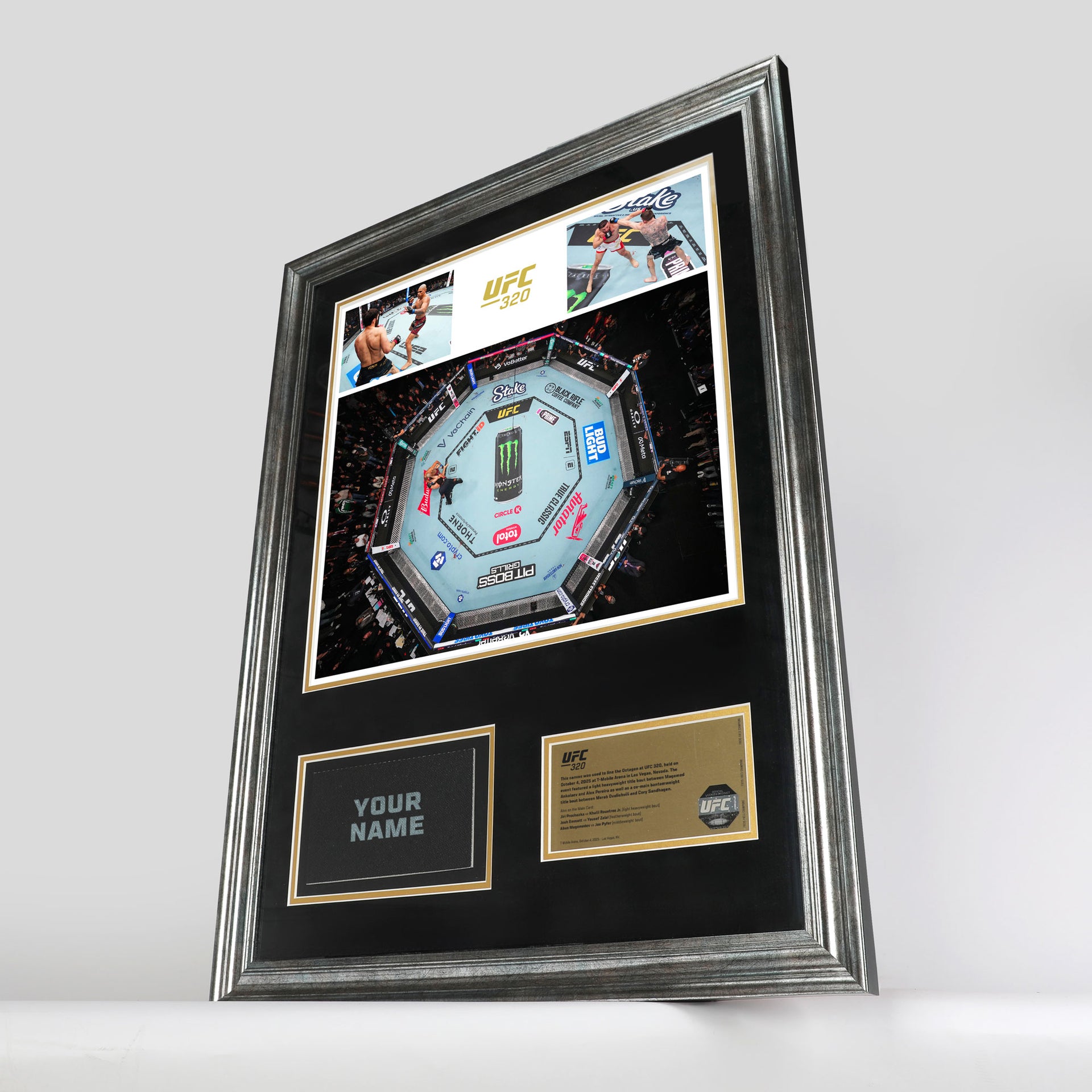 SOLD OUT: UFC 320: Ankalaev vs Pereira 2 Name on Canvas