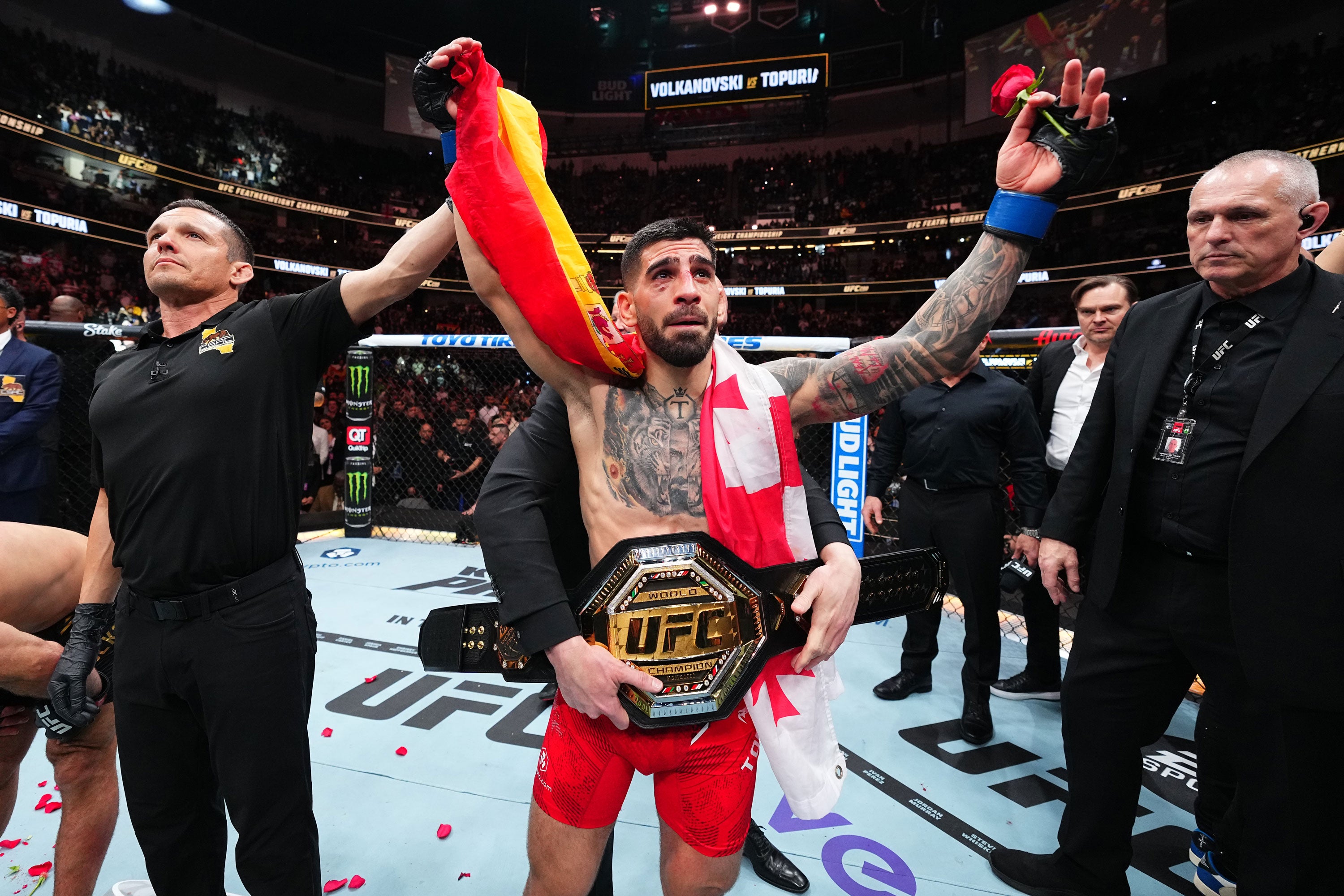 UFC 317: Topuria vs Oliveira Name on Canvas