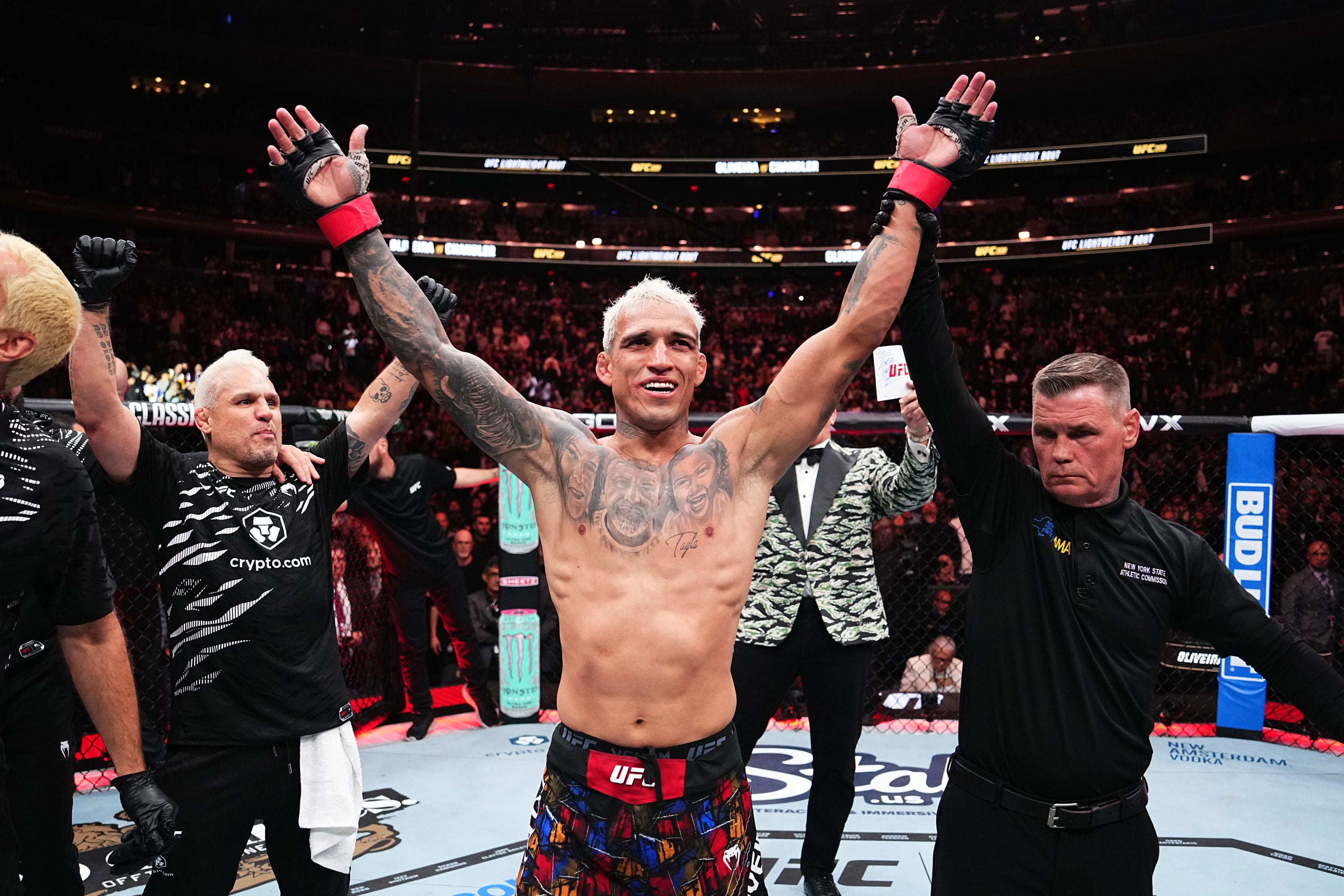 UFC 317: Topuria vs Oliveira Name on Canvas