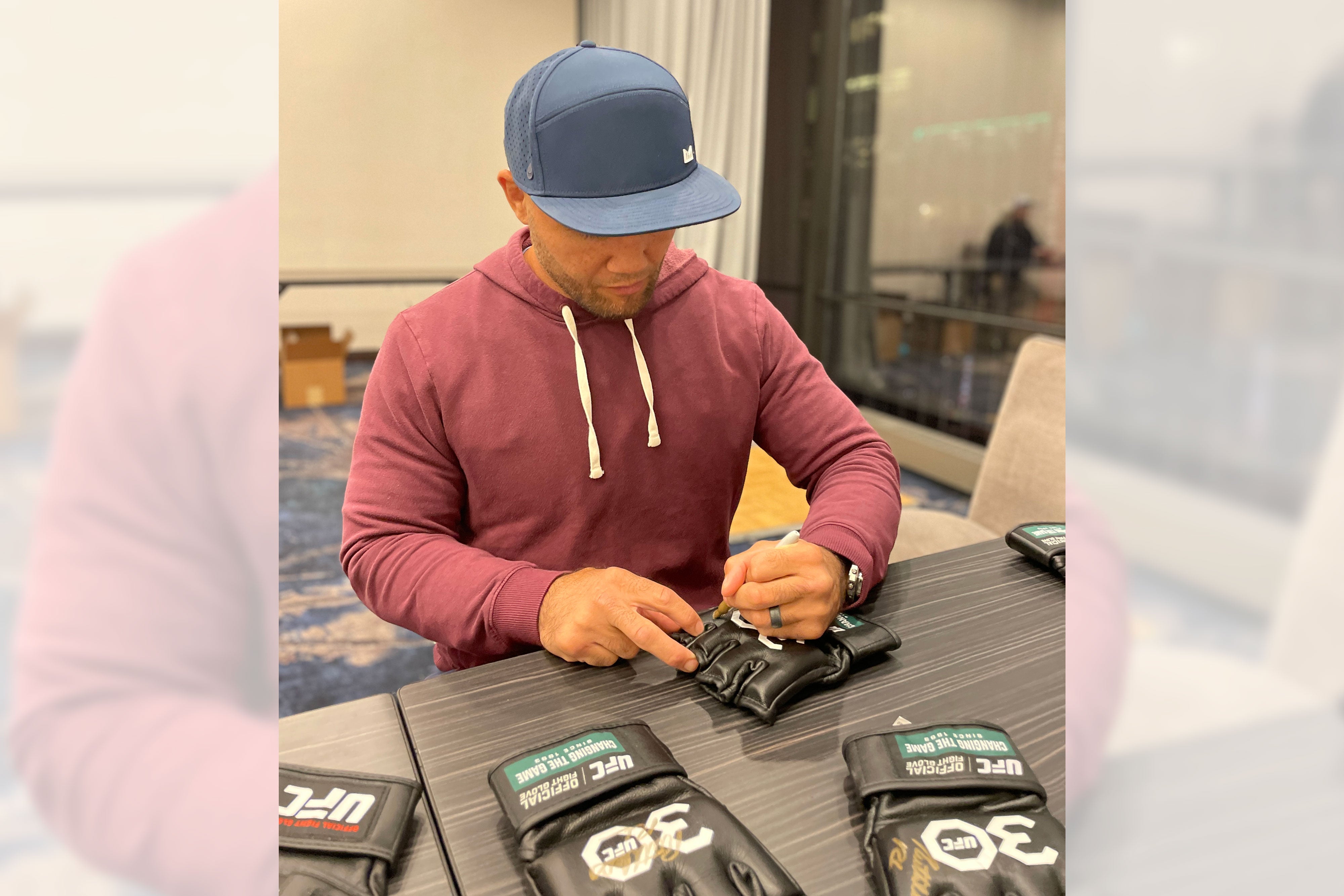 Robbie Lawler Signed Official UFC Gloves – 30th Anniversary Edition