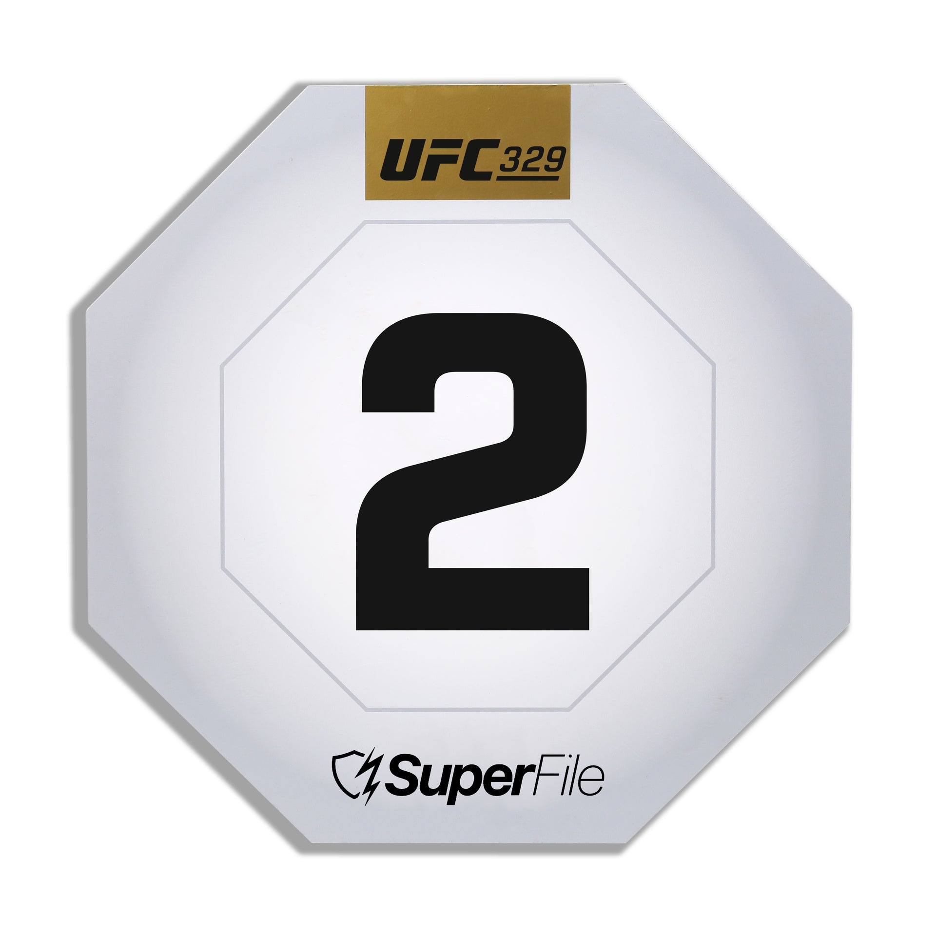UFC 329: McGregor vs Holloway 2 Event Used Round Card Two