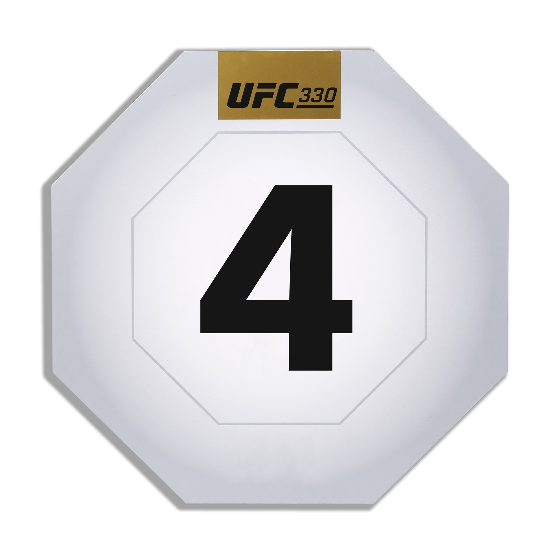 UFC 330: Makhachev vs Machado Garry Event Used Round Card Four