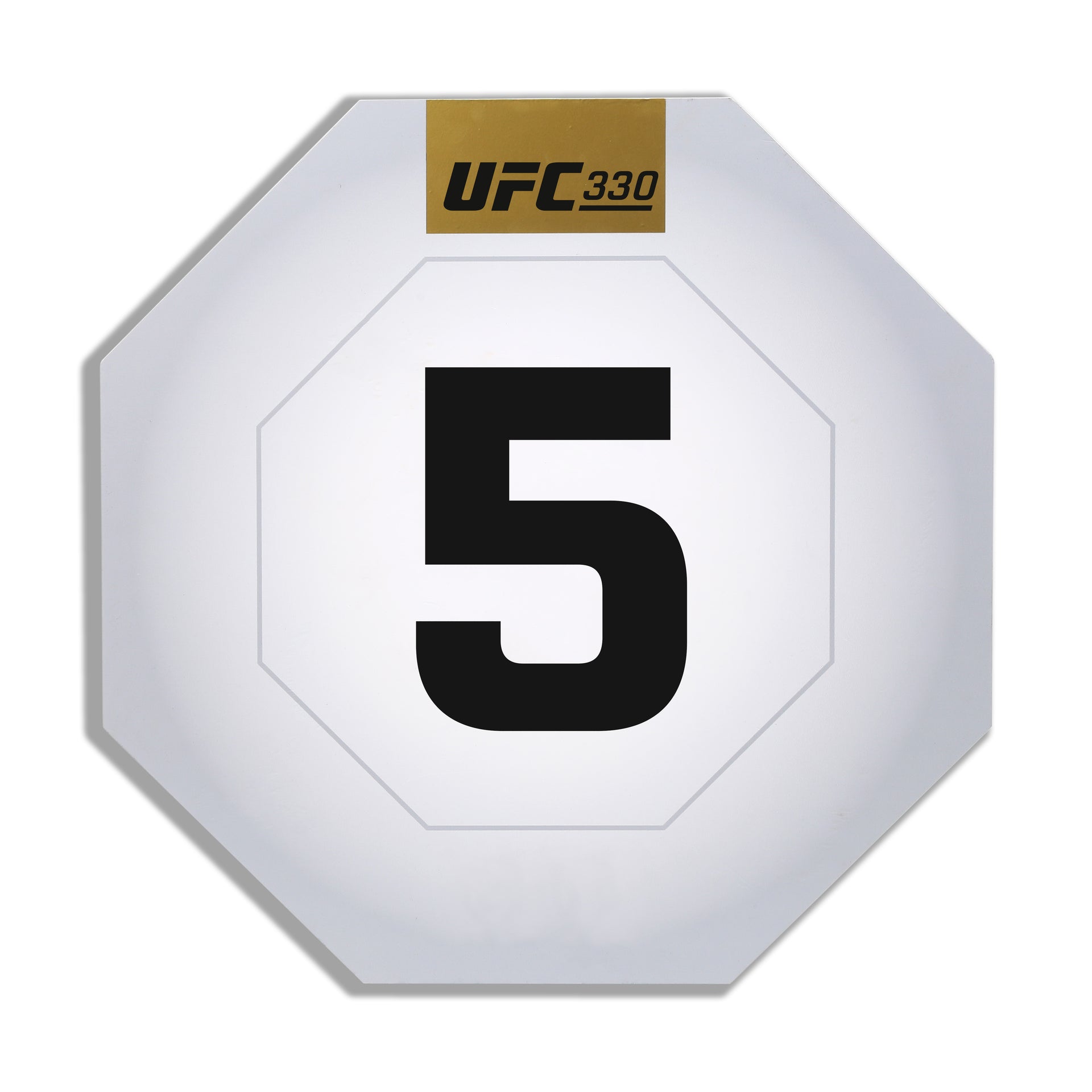 UFC 330: Makhachev vs Machado Garry Event Used Round Card Five