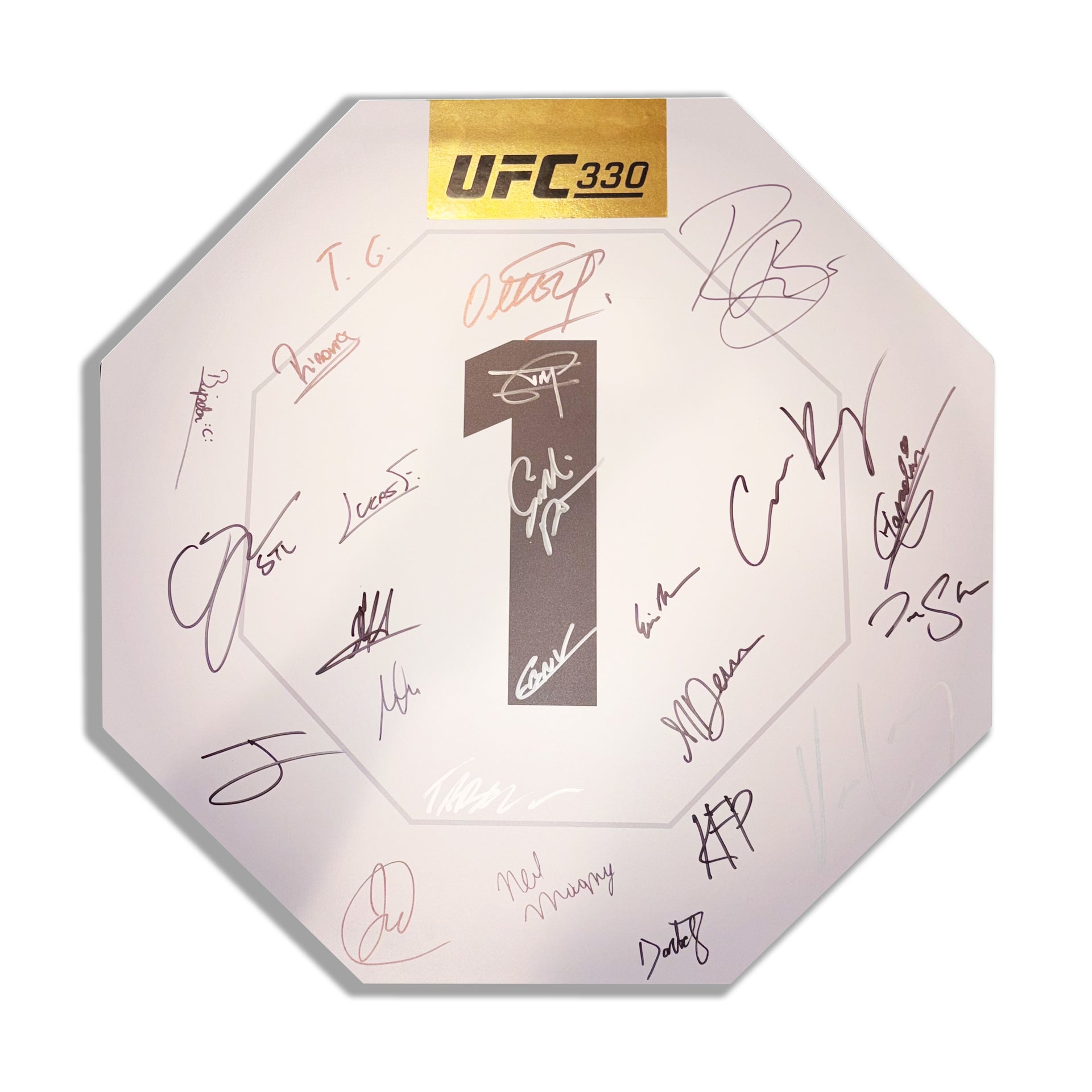UFC 330: Makhachev vs Machado Garry Autographed Replica Round Card One