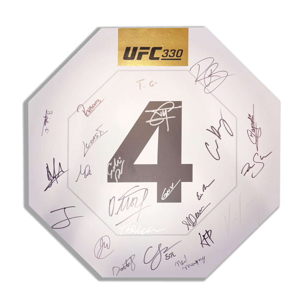 UFC 330: Makhachev vs Machado Garry Autographed Replica Round Card Four