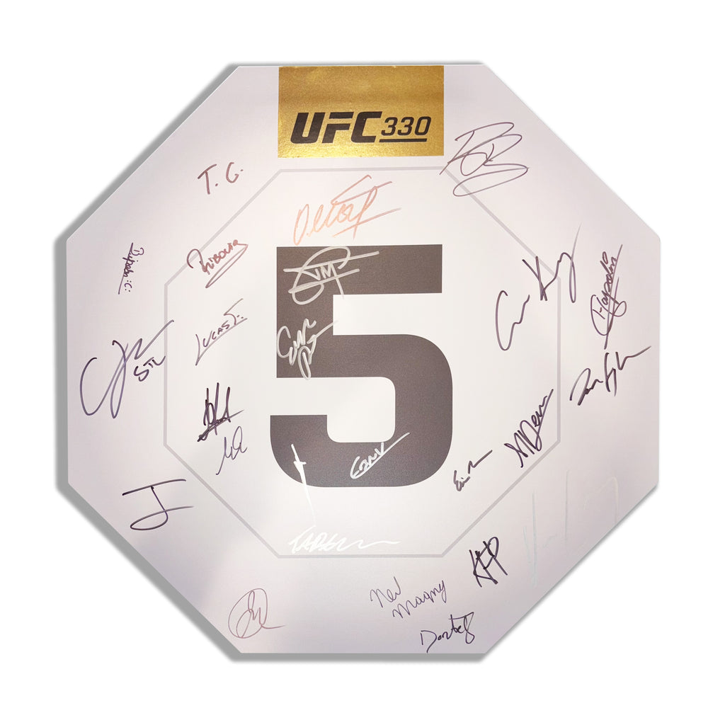 UFC 330: Makhachev vs Machado Garry Autographed Replica Round Card Five