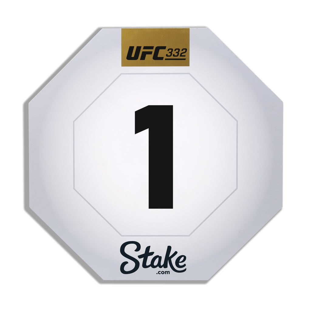 UFC 332: Silva vs Wang Event Used Round Card One