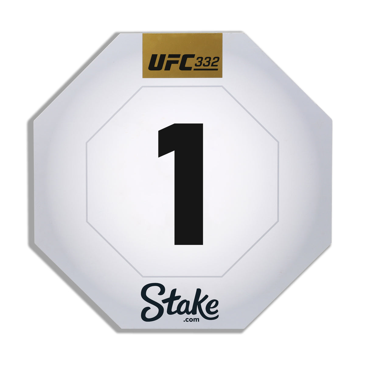 UFC 332: Silva vs Wang Event Used Round Card One