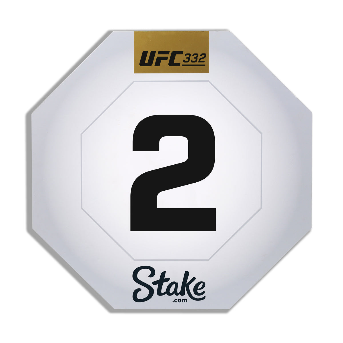 UFC 332: Silva vs Wang Event Used Round Card Two