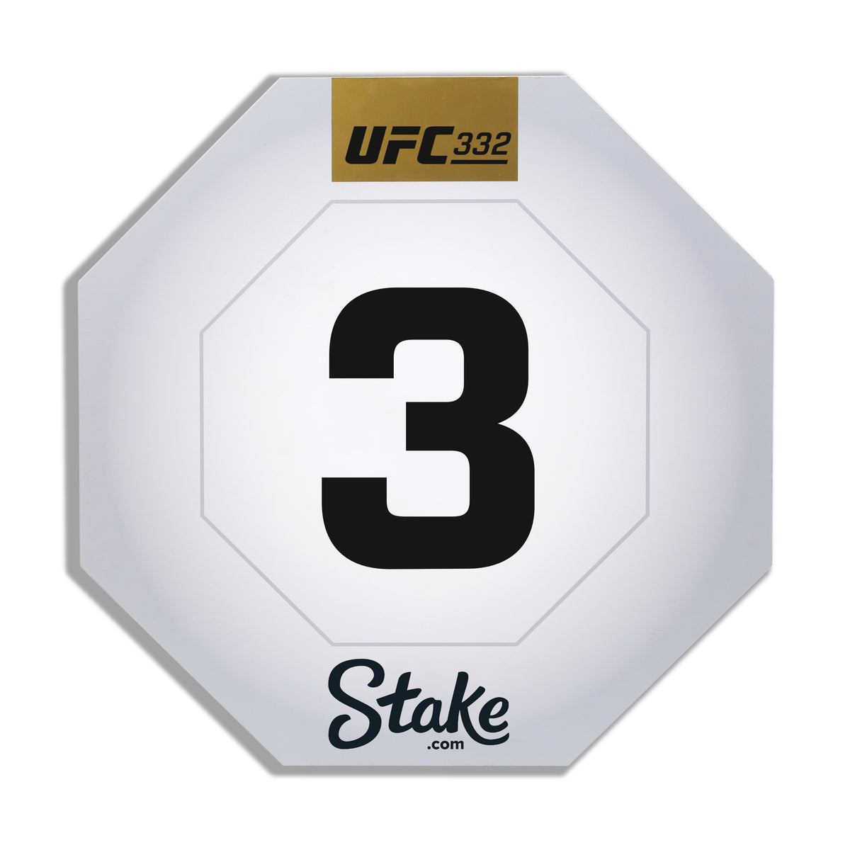UFC 332: Silva vs Wang Event Used Round Card Three