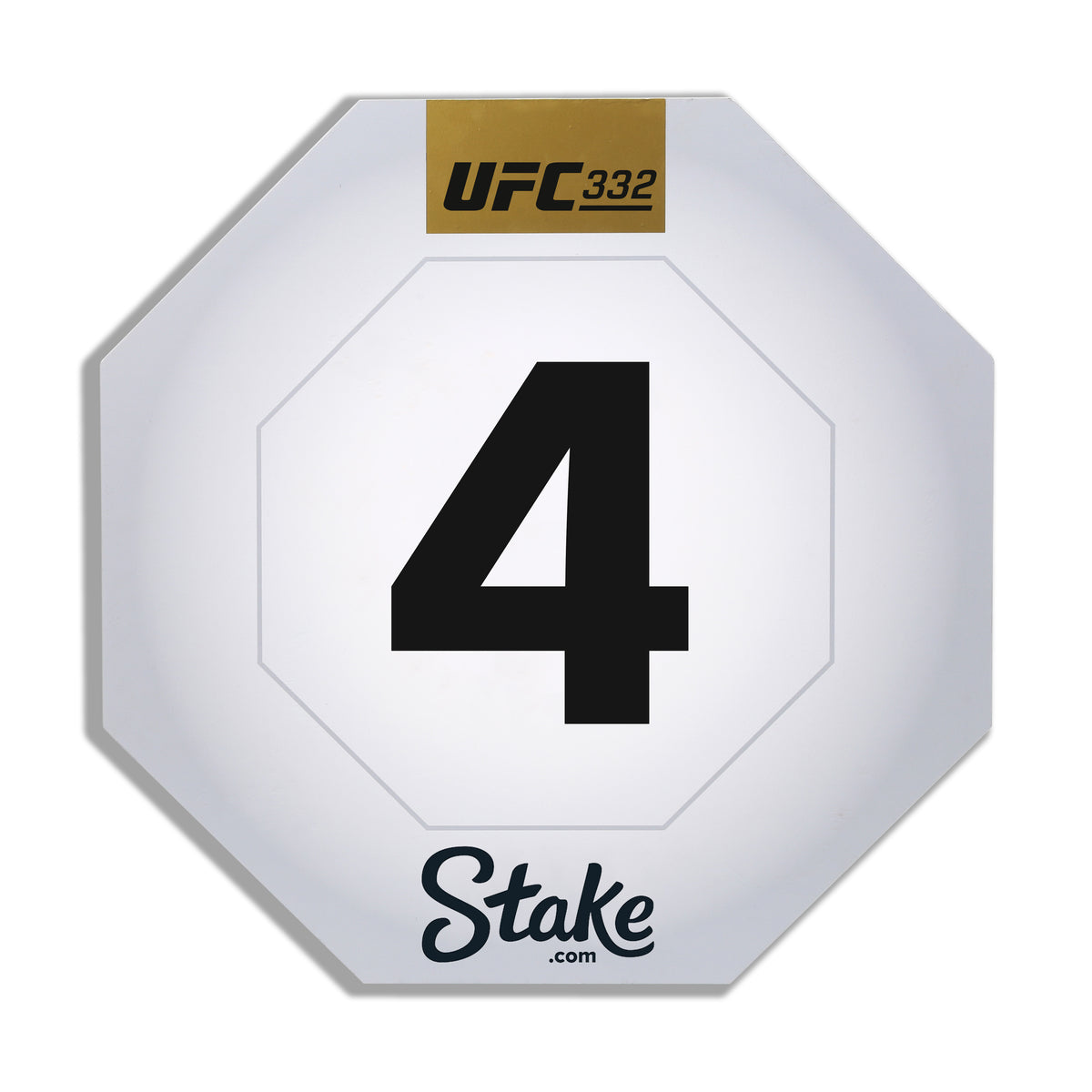 UFC 332: Silva vs Wang Event Used Round Card Four