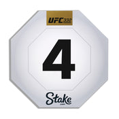 UFC 332: Silva vs Wang Event Used Round Card Four