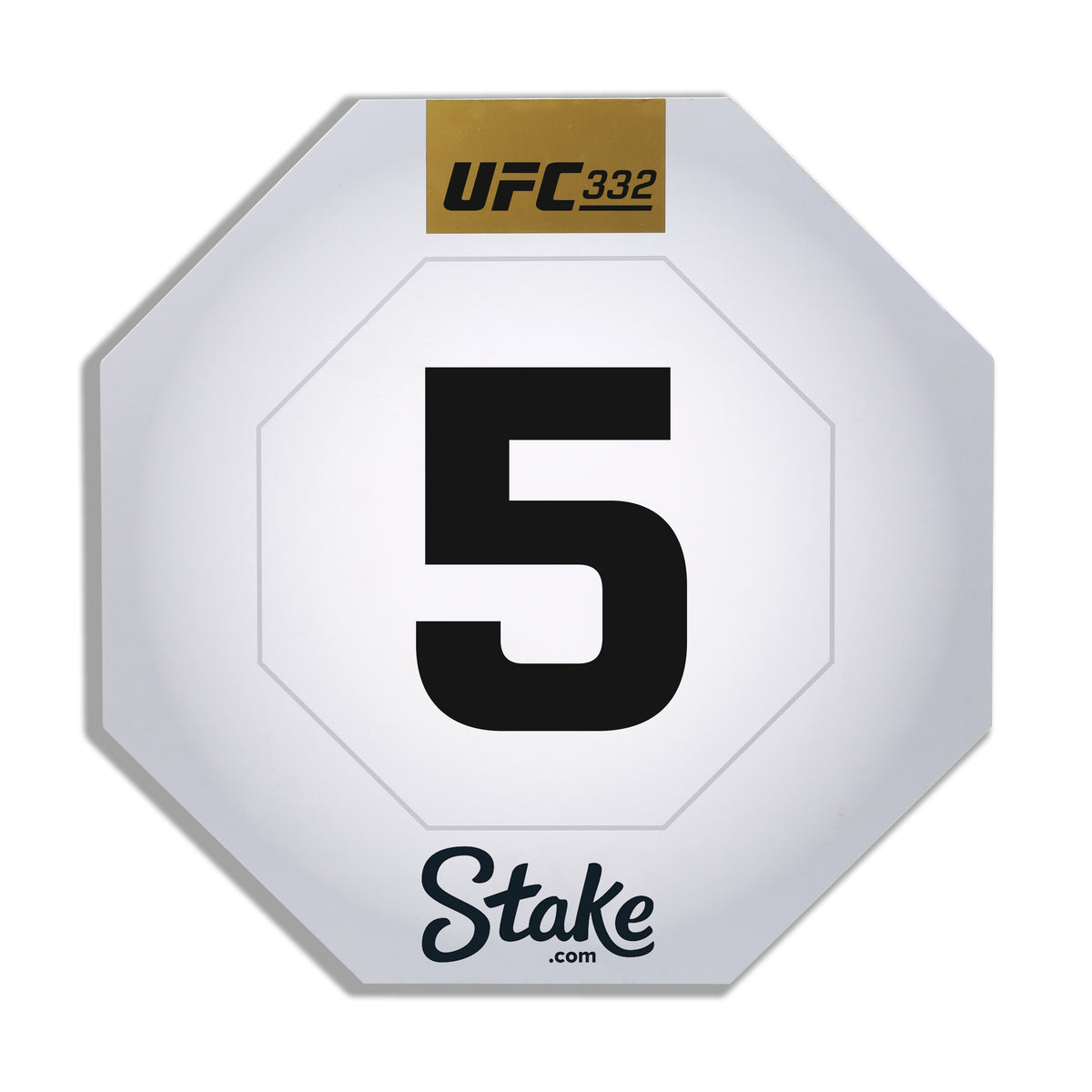 UFC 332: Silva vs Wang Event Used Round Card Five